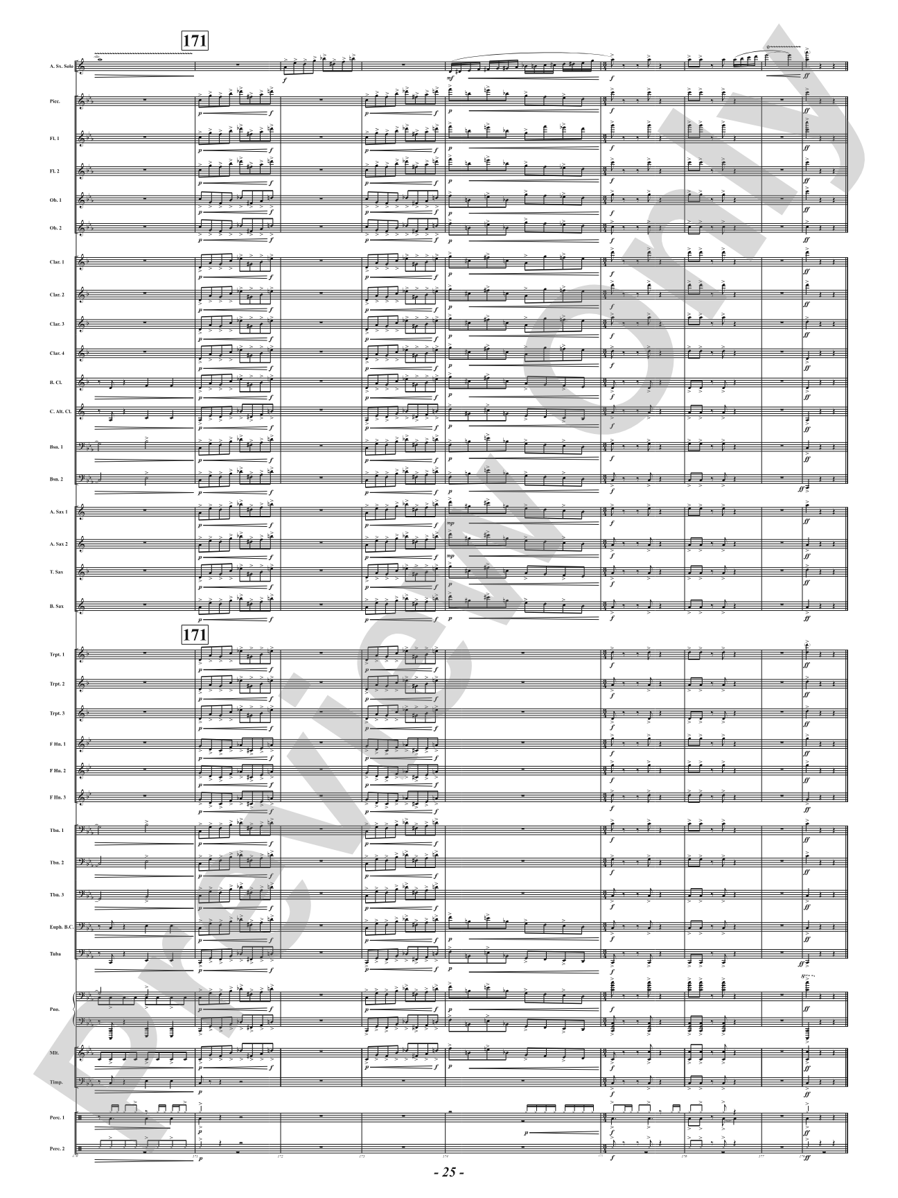 The Dance - Mvt. 1 from <i>Three Conversations with Matisse</i>: Concert Band Conductor Score & Parts