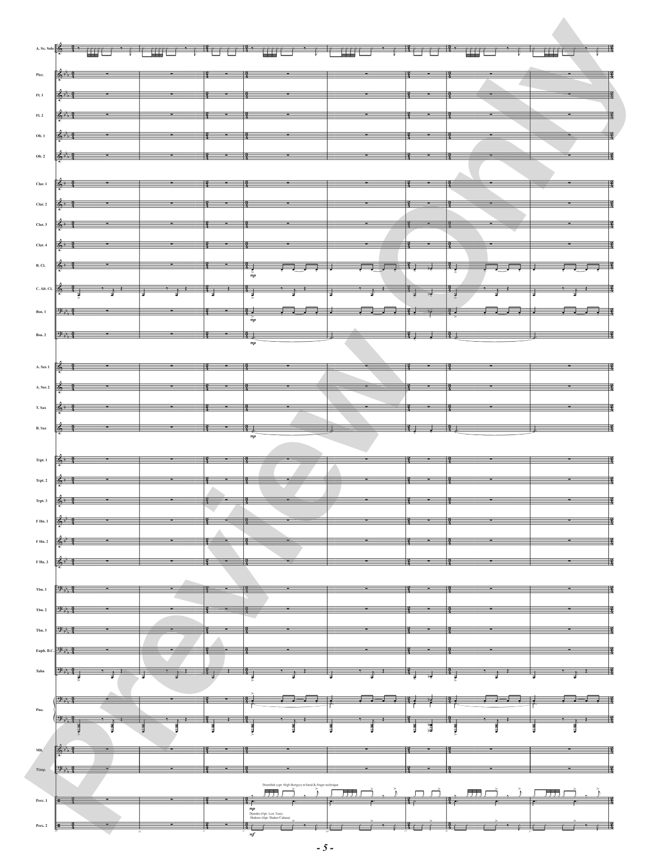 The Dance - Mvt. 1 from <i>Three Conversations with Matisse</i>: Concert Band Conductor Score & Parts