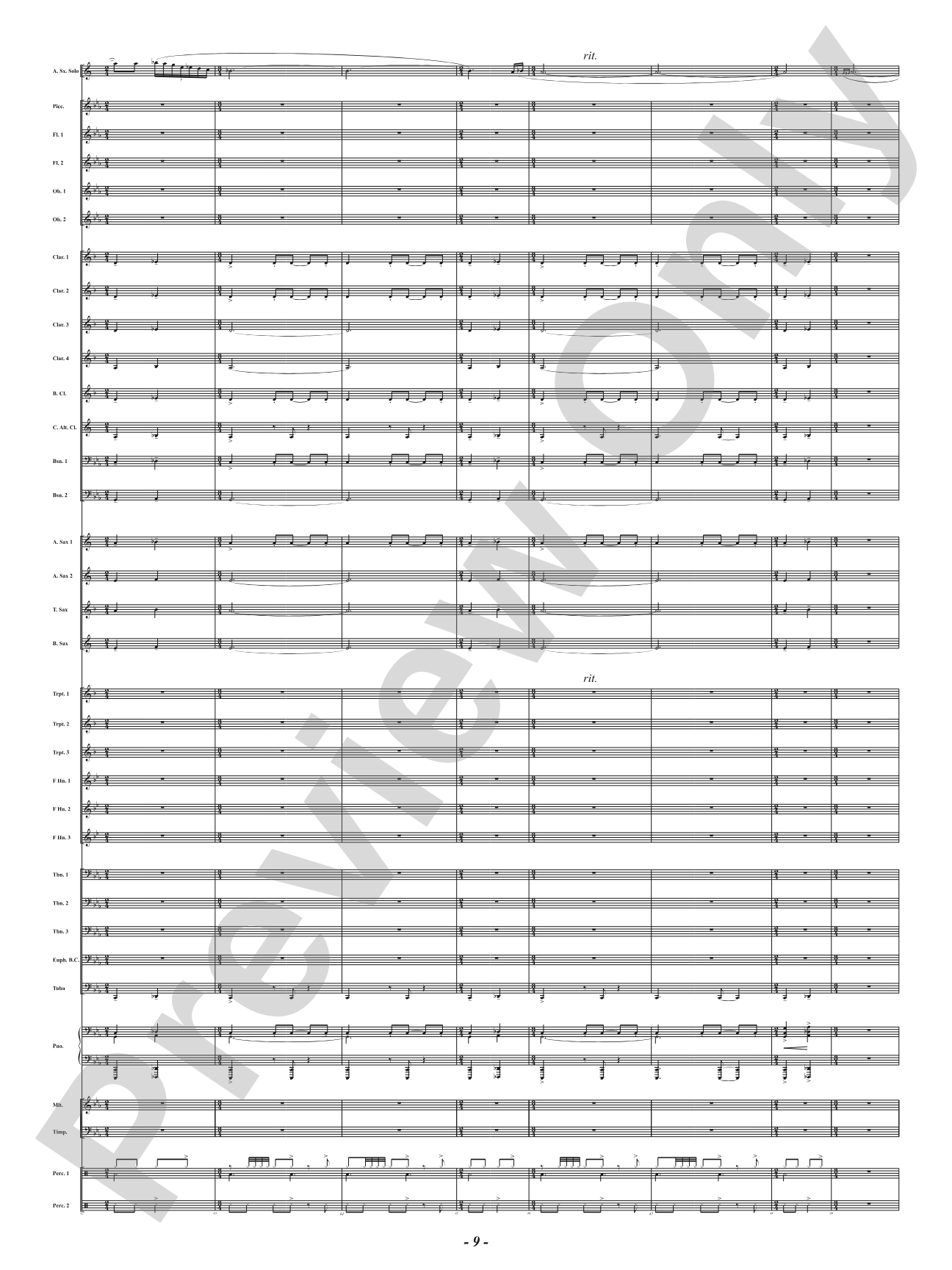 The Dance - Mvt. 1 from <i>Three Conversations with Matisse</i>: Concert Band Conductor Score & Parts