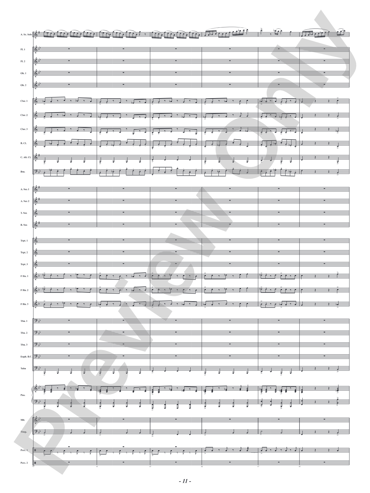 The Music Lesson - Mvt. 3 from <i>Three Conversations with Matisse</i>: Concert Band Conductor Score & Parts