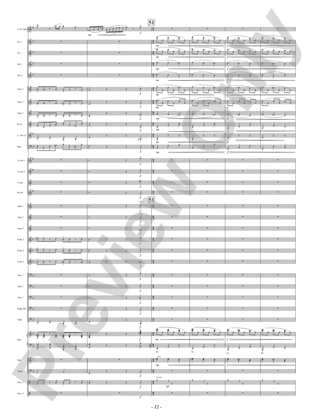 The Music Lesson - Mvt. 3 from <i>Three Conversations with Matisse</i>: Concert Band Conductor Score & Parts