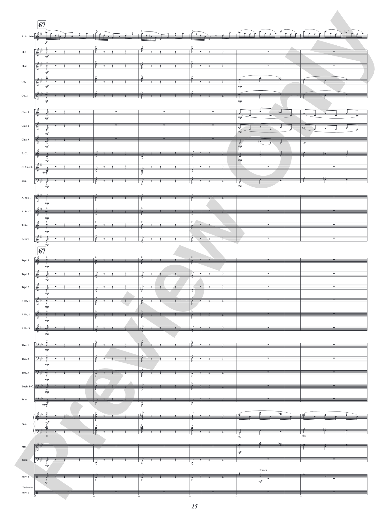 The Music Lesson - Mvt. 3 from <i>Three Conversations with Matisse</i>: Concert Band Conductor Score & Parts
