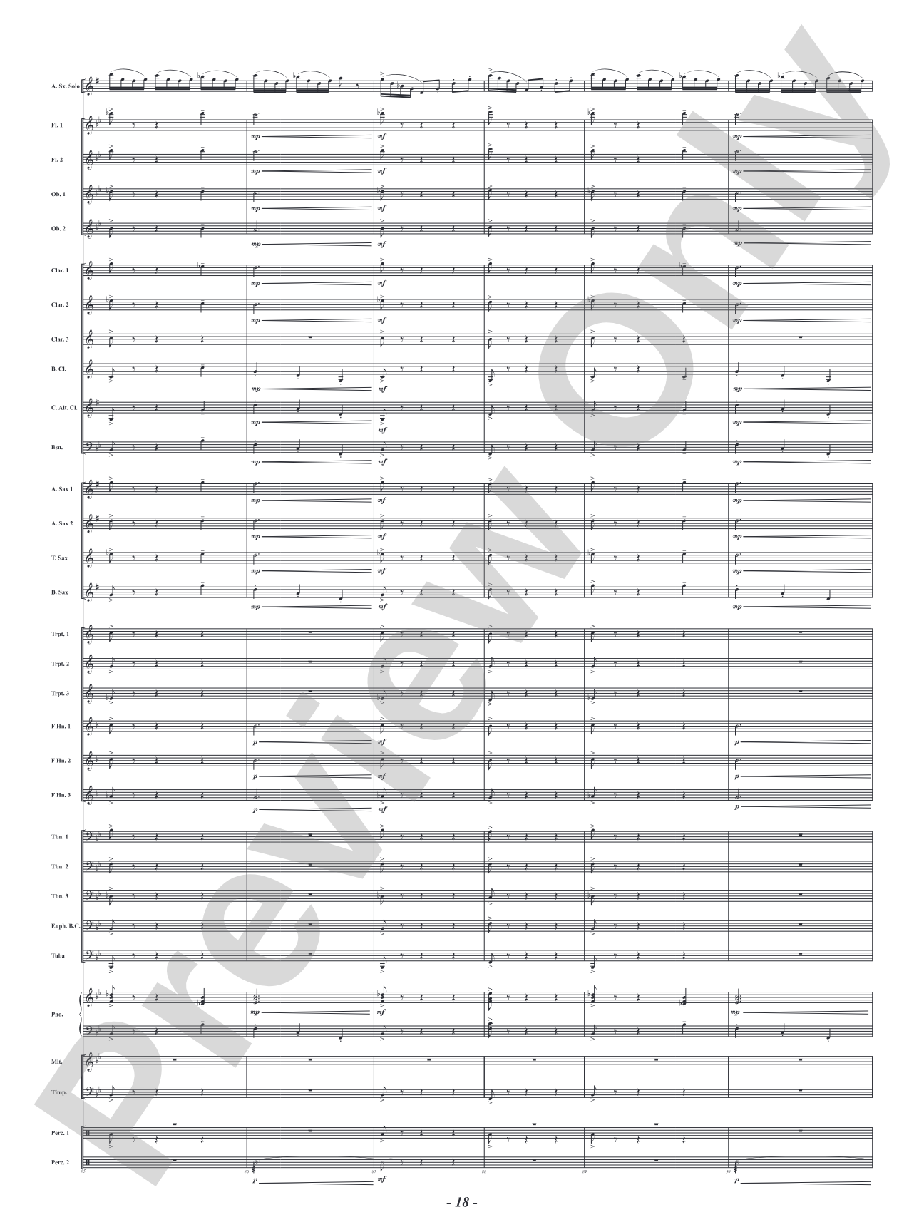 The Music Lesson - Mvt. 3 from <i>Three Conversations with Matisse</i>: Concert Band Conductor Score & Parts