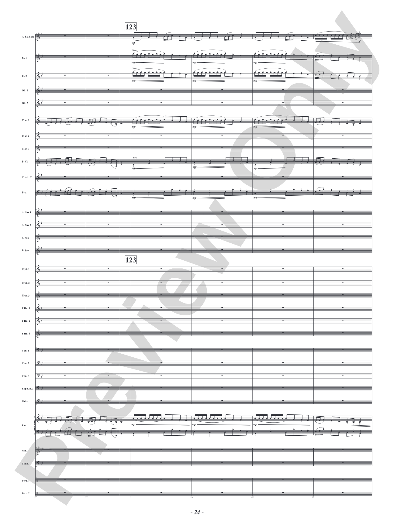 The Music Lesson - Mvt. 3 from <i>Three Conversations with Matisse</i>: Concert Band Conductor Score & Parts