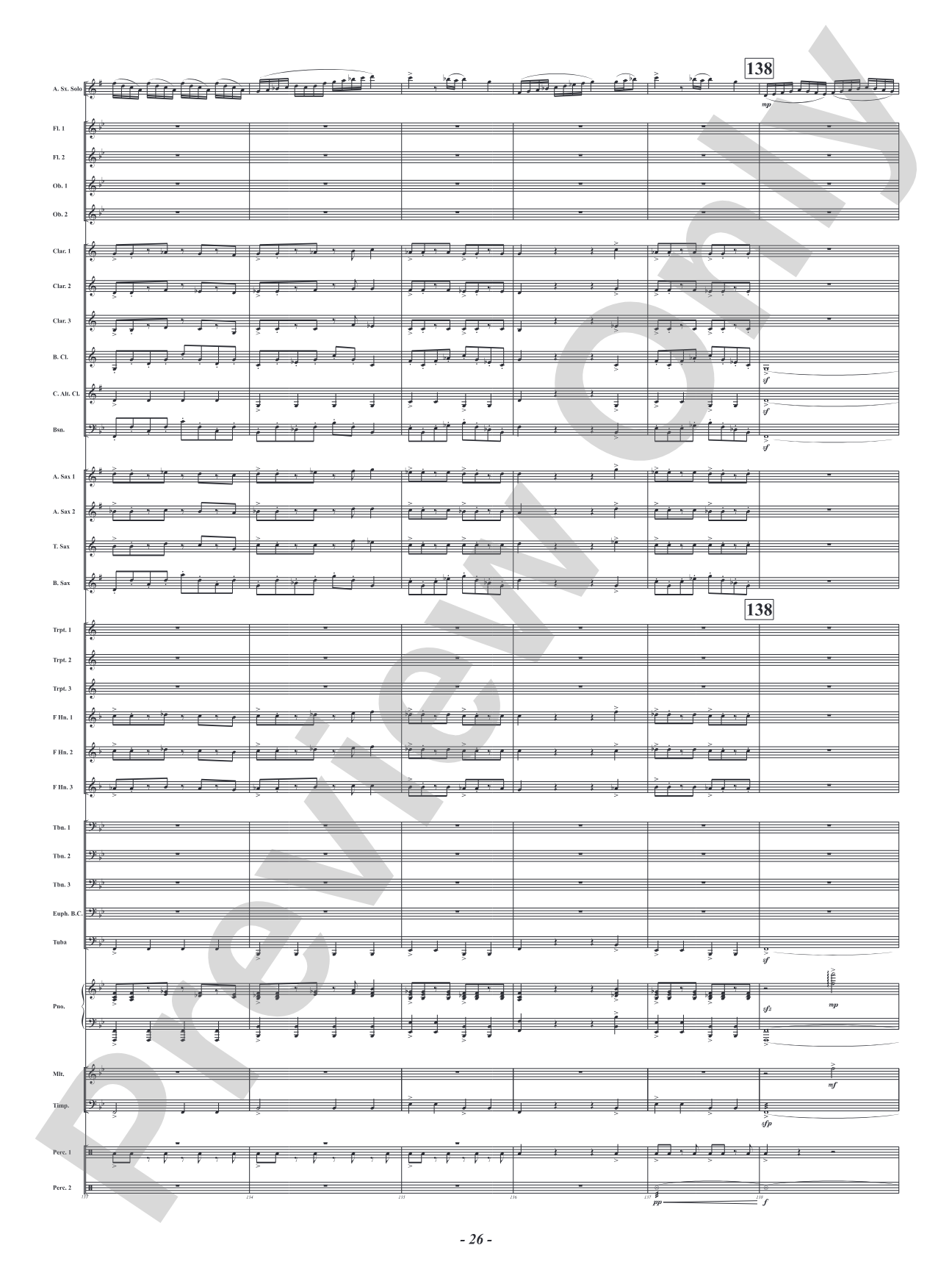 The Music Lesson - Mvt. 3 from <i>Three Conversations with Matisse</i>: Concert Band Conductor Score & Parts