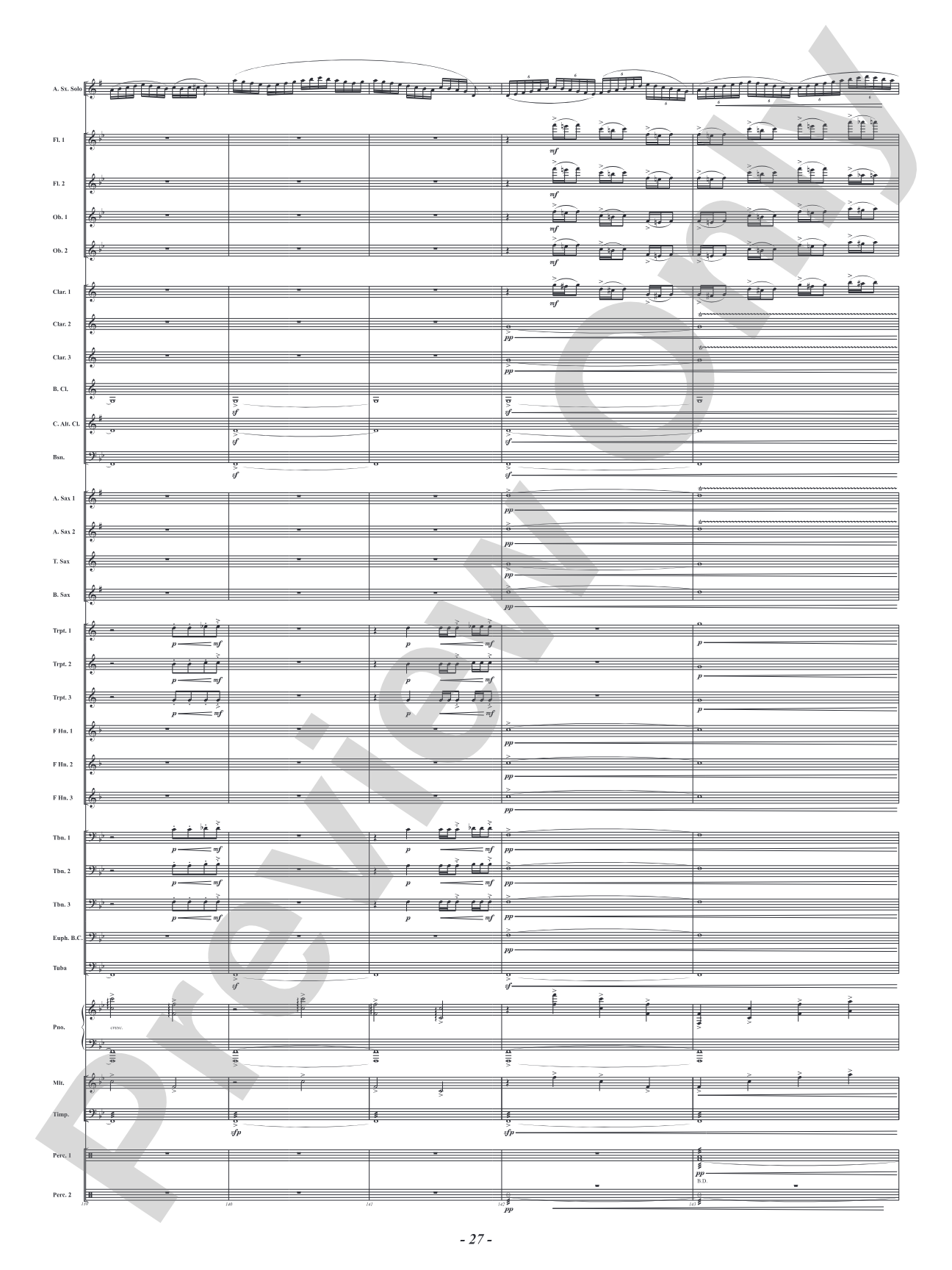The Music Lesson - Mvt. 3 from <i>Three Conversations with Matisse</i>: Concert Band Conductor Score & Parts