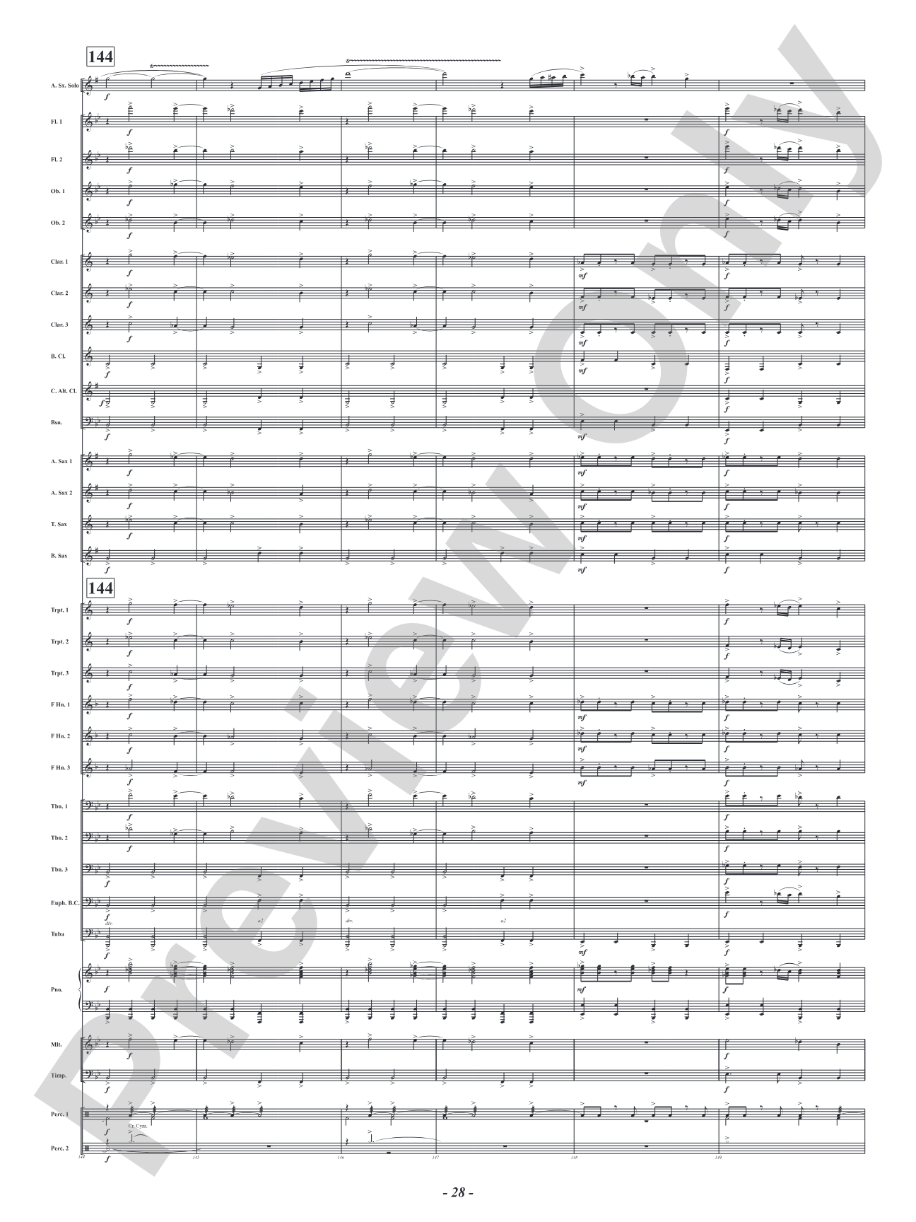 The Music Lesson - Mvt. 3 from <i>Three Conversations with Matisse</i>: Concert Band Conductor Score & Parts