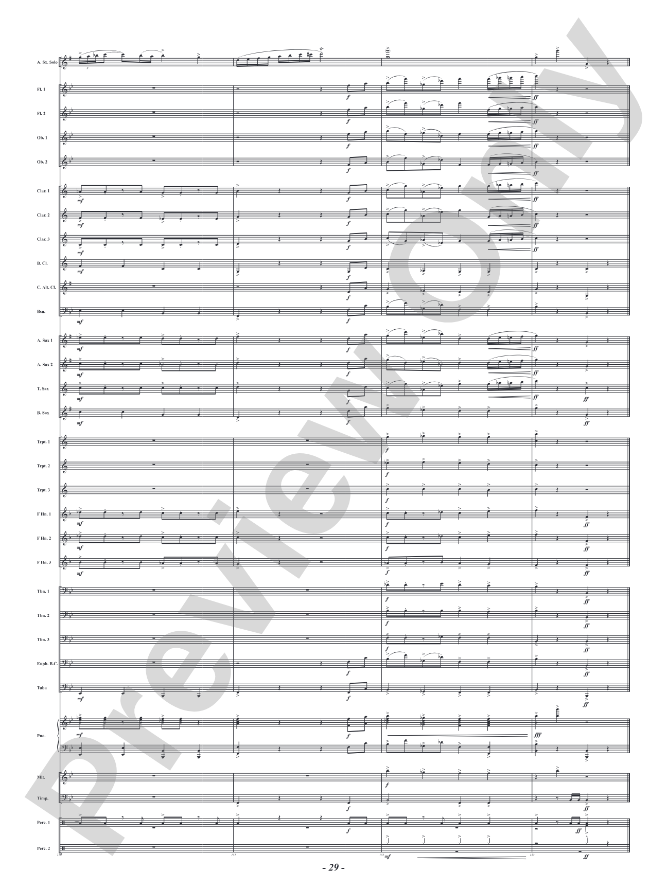The Music Lesson - Mvt. 3 from <i>Three Conversations with Matisse</i>: Concert Band Conductor Score & Parts