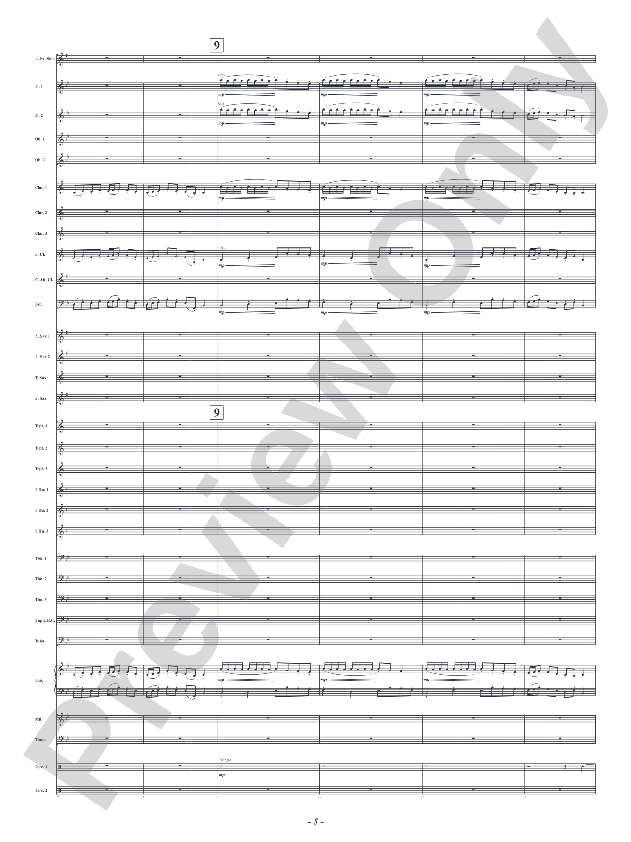 The Music Lesson - Mvt. 3 from <i>Three Conversations with Matisse</i>: Concert Band Conductor Score & Parts