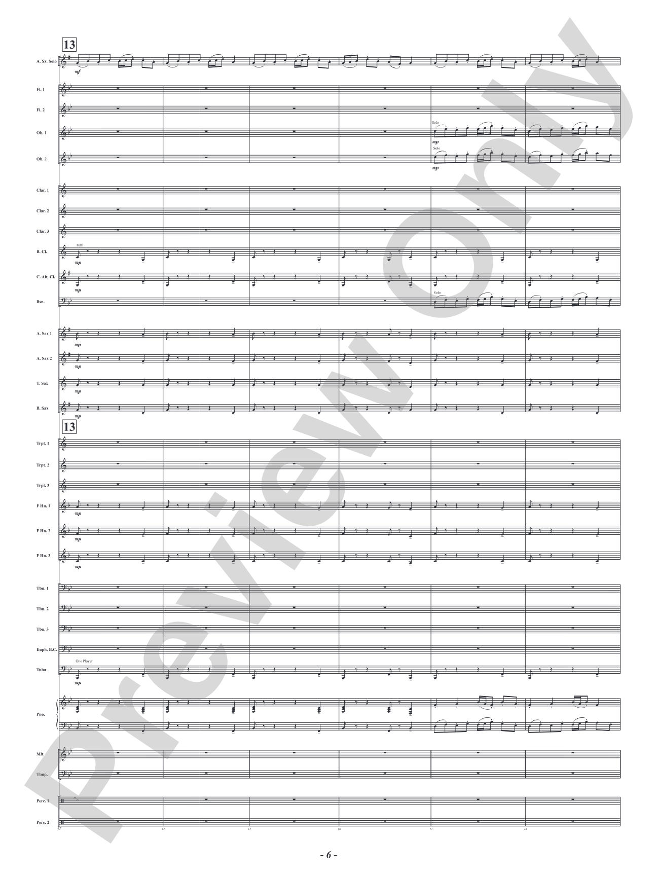 The Music Lesson - Mvt. 3 from <i>Three Conversations with Matisse</i>: Concert Band Conductor Score & Parts