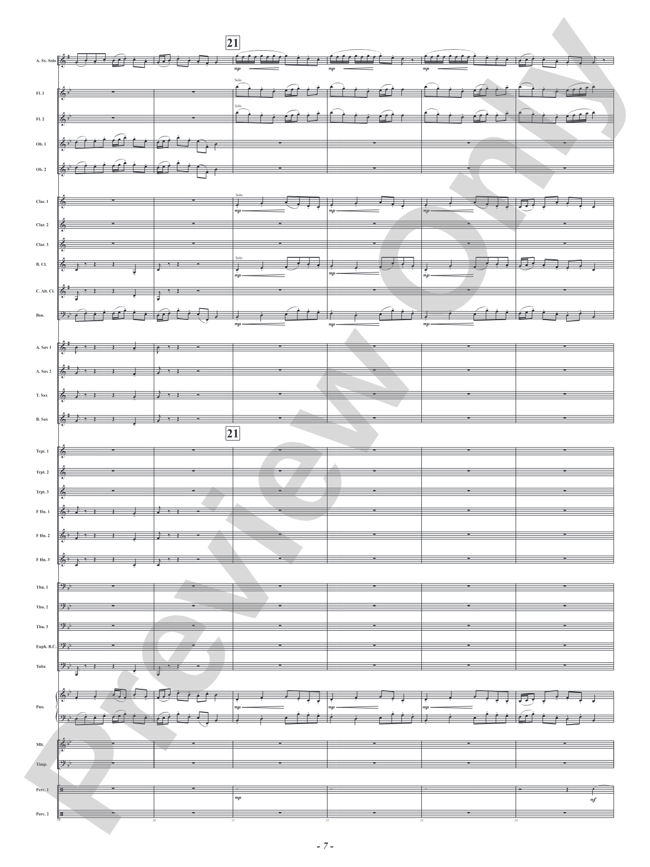 The Music Lesson - Mvt. 3 from <i>Three Conversations with Matisse</i>: Concert Band Conductor Score & Parts