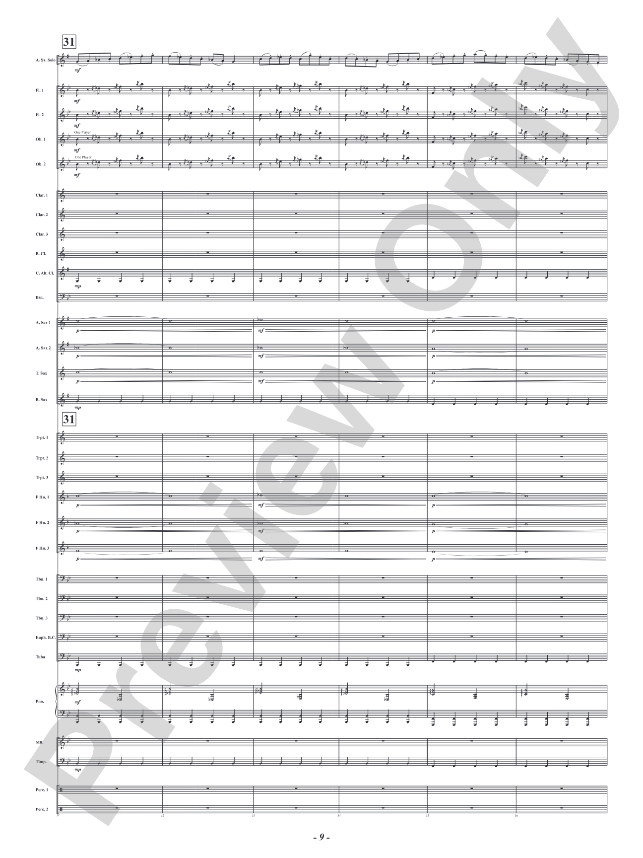 The Music Lesson - Mvt. 3 from <i>Three Conversations with Matisse</i>: Concert Band Conductor Score & Parts