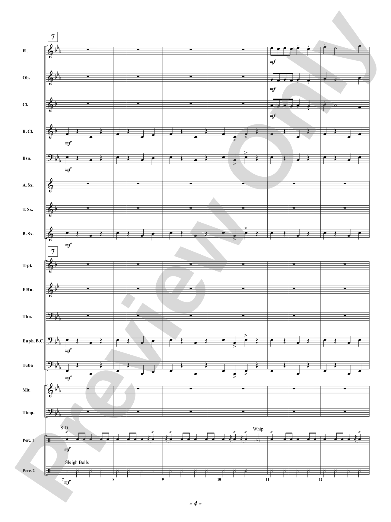 Elfie Stick: Concert Band Conductor Score & Parts