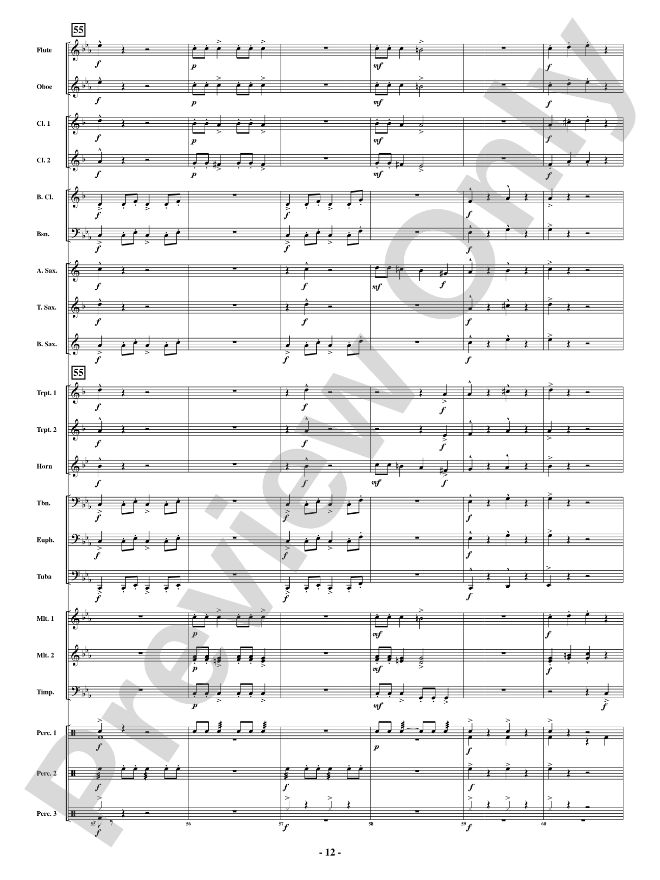 Cerberus: Concert Band Conductor Score & Parts