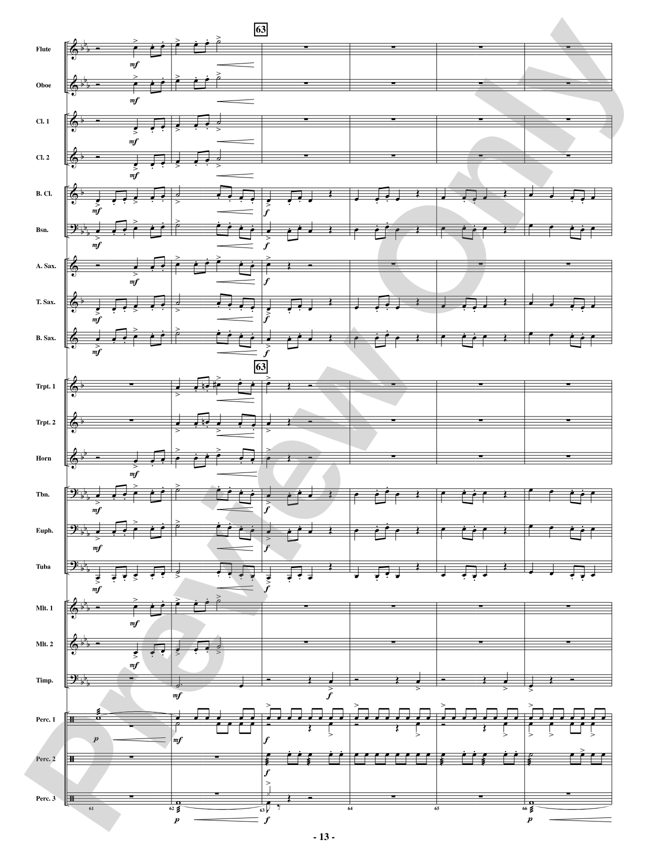 Cerberus: Concert Band Conductor Score & Parts