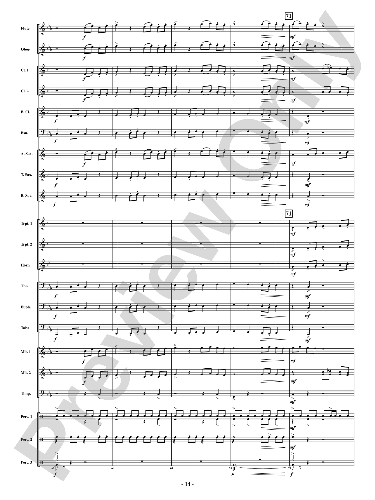 Cerberus: Concert Band Conductor Score & Parts