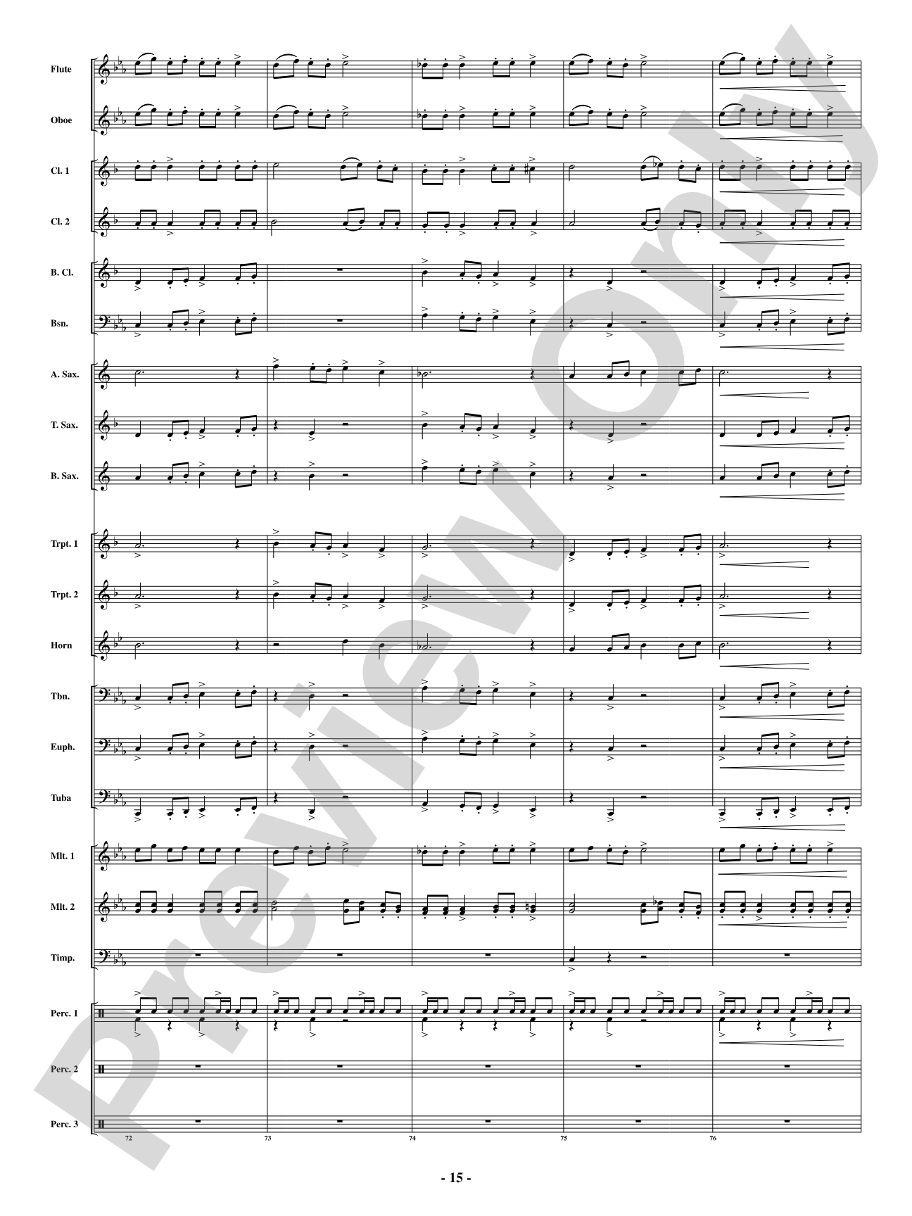 Cerberus: Concert Band Conductor Score & Parts
