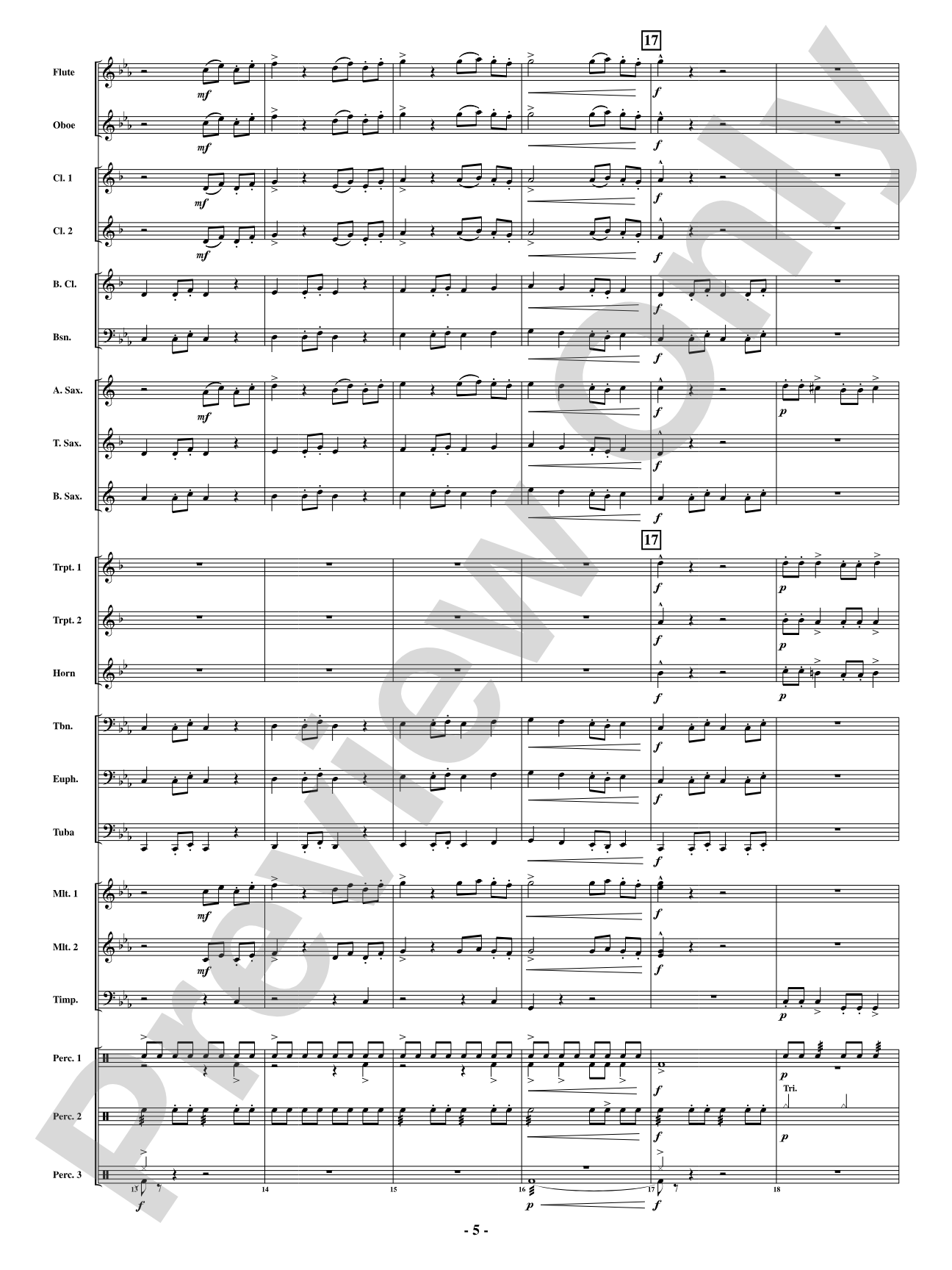 Cerberus: Concert Band Conductor Score & Parts