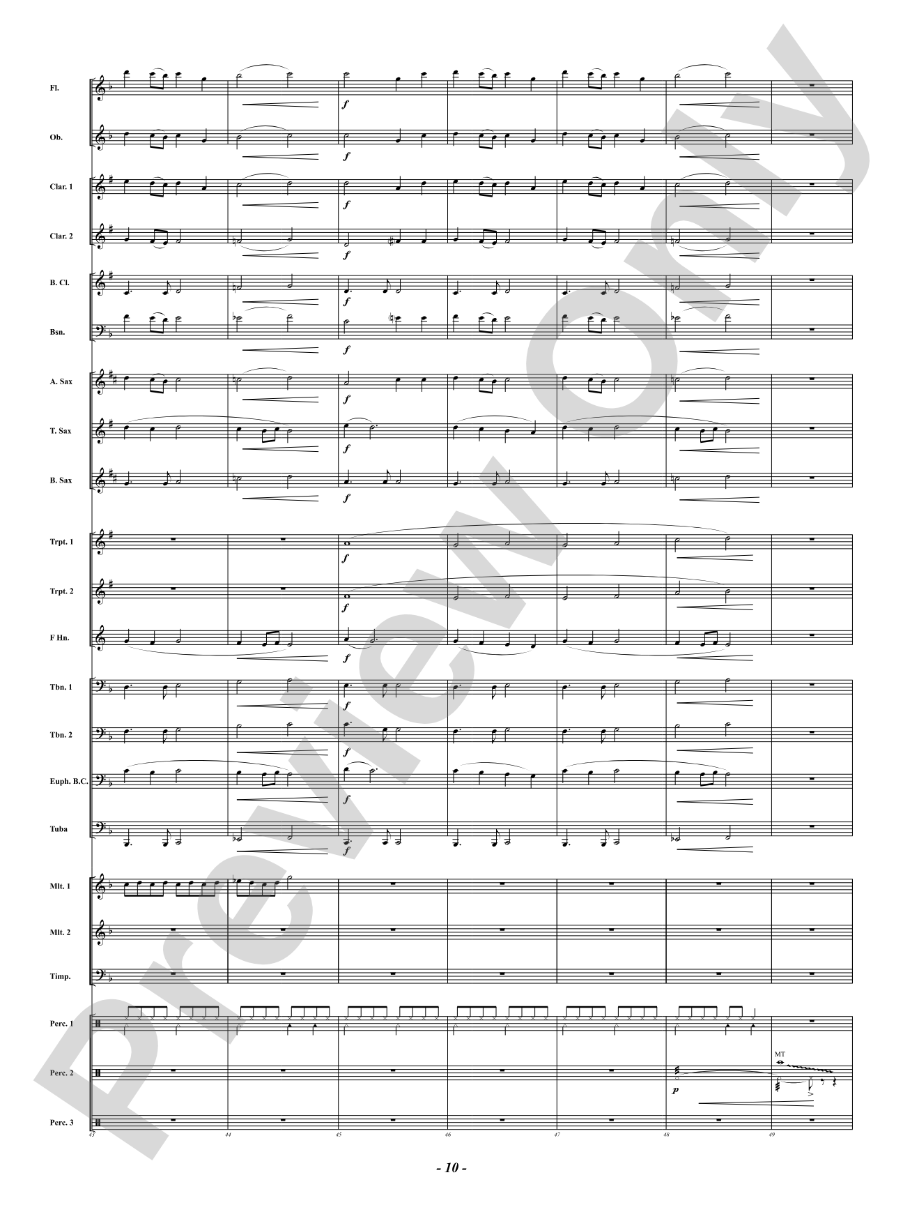 Centura - Averwater Celebration: Concert Band Conductor Score & Parts