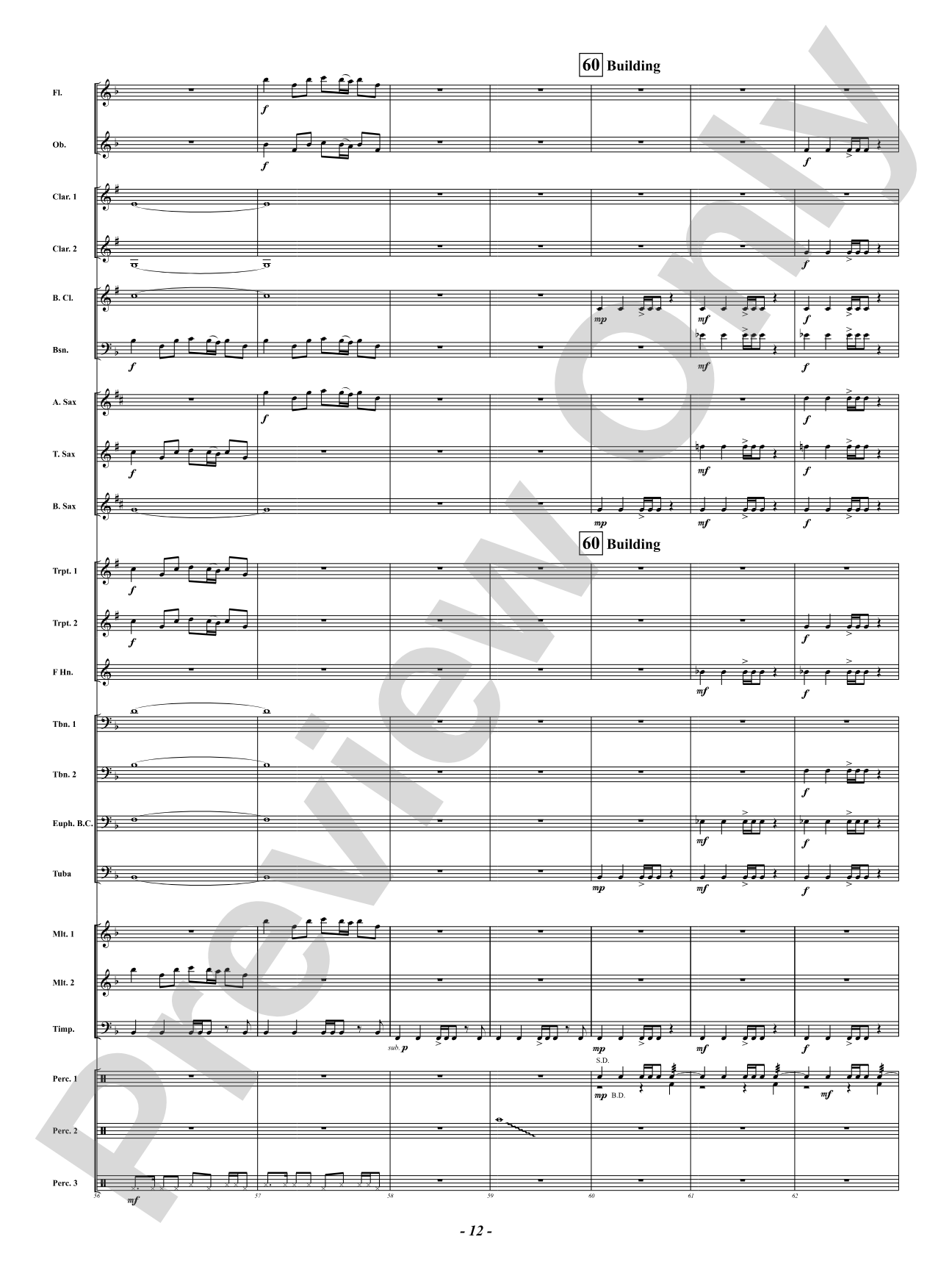 Centura - Averwater Celebration: Concert Band Conductor Score & Parts