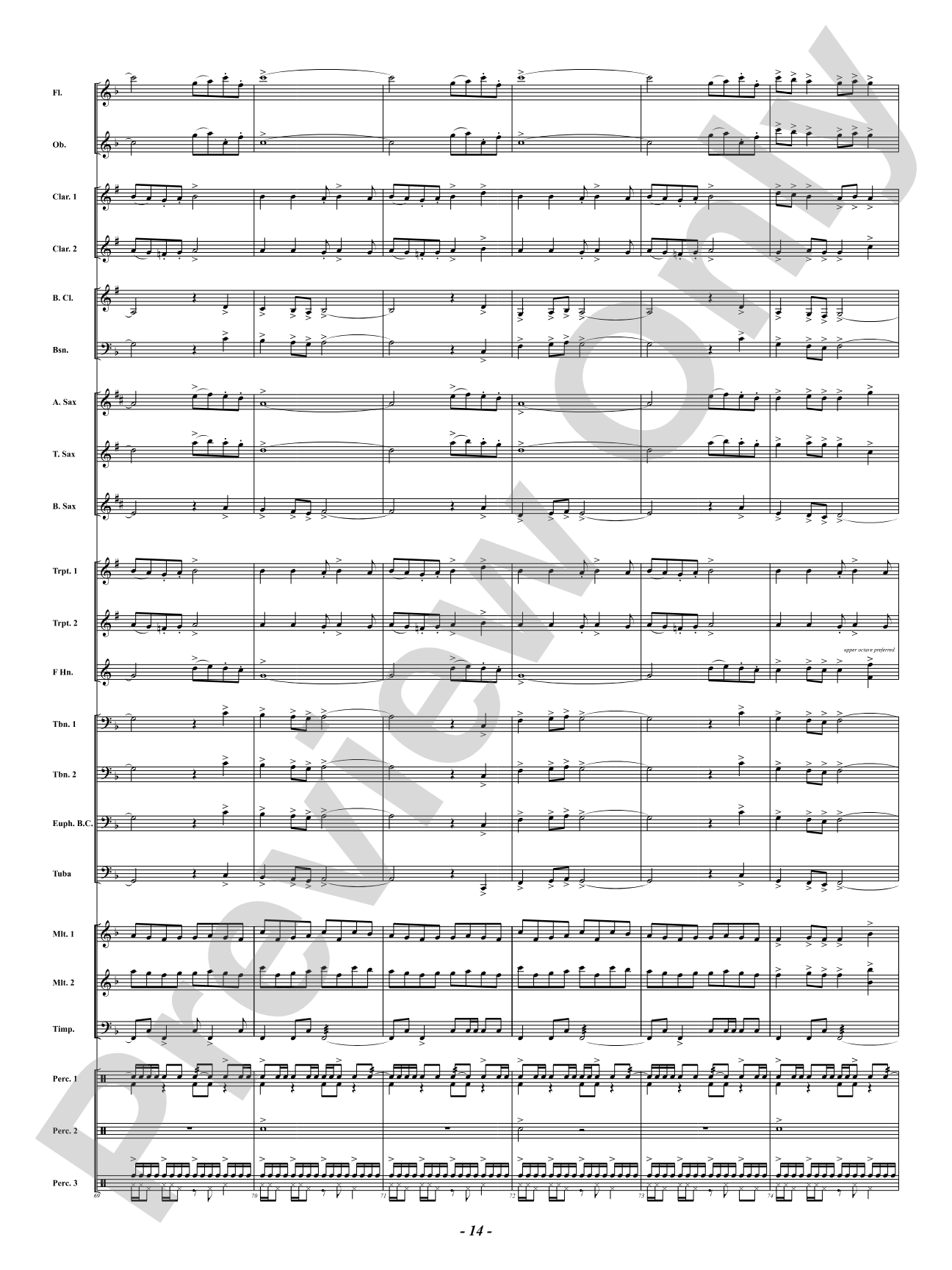 Centura - Averwater Celebration: Concert Band Conductor Score & Parts