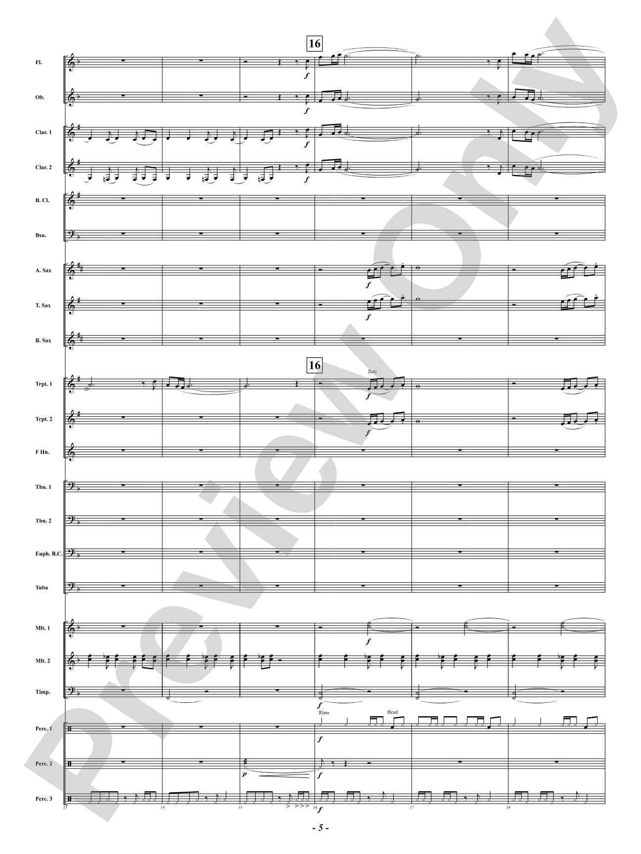 Centura - Averwater Celebration: Concert Band Conductor Score & Parts