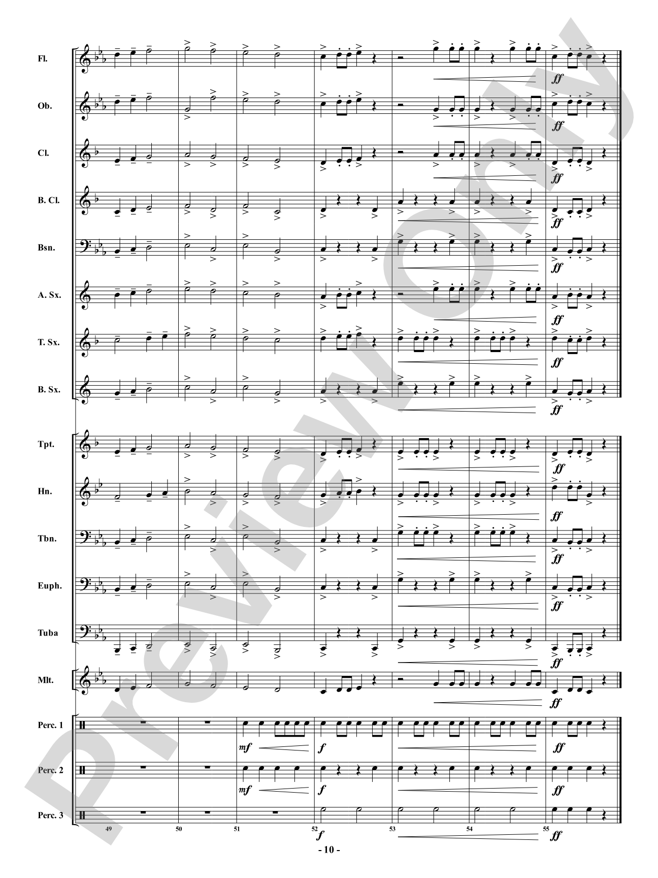 Ancient Duel - Wood Versus Metal: Score