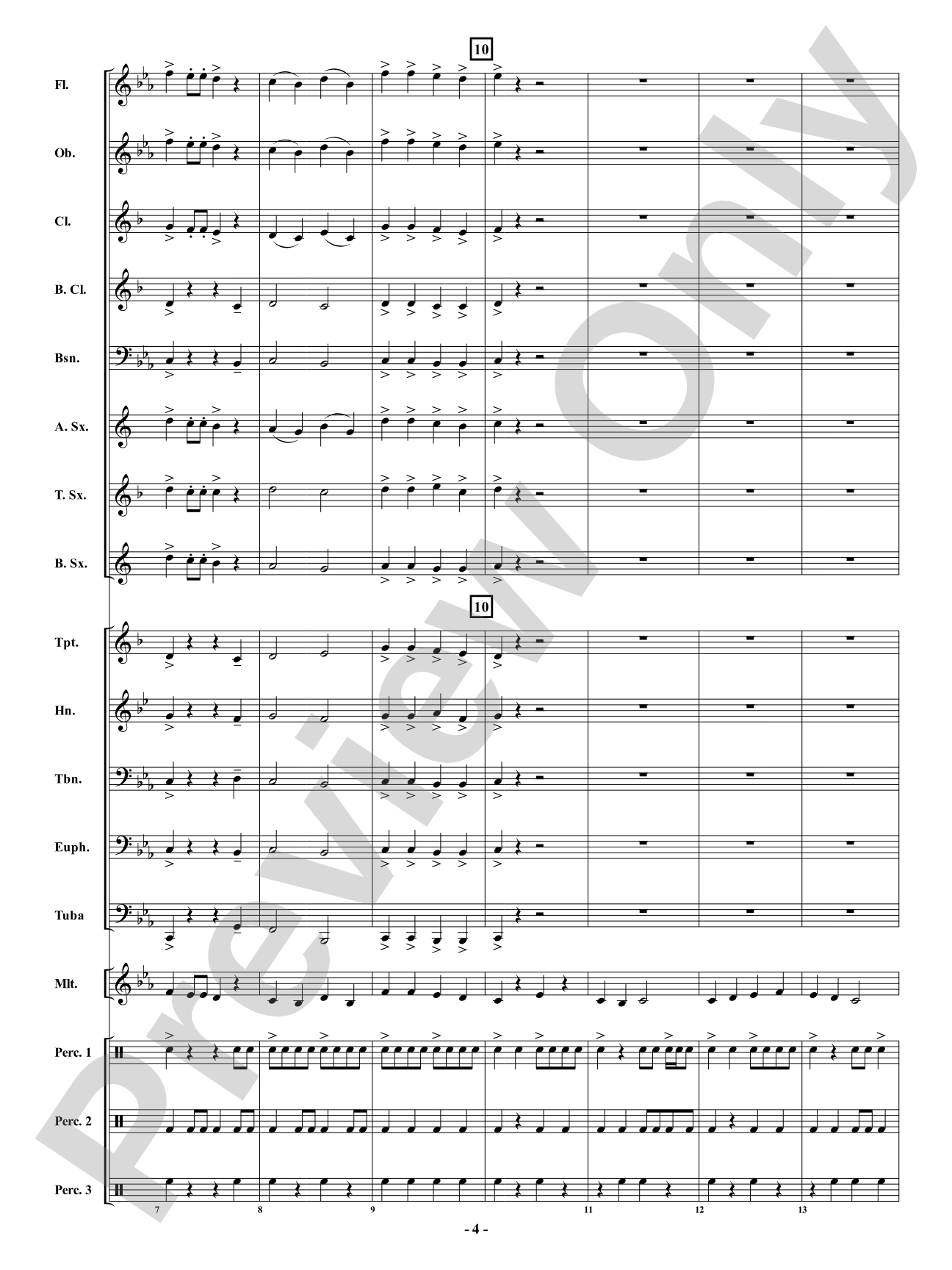 Ancient Duel - Wood Versus Metal: Score