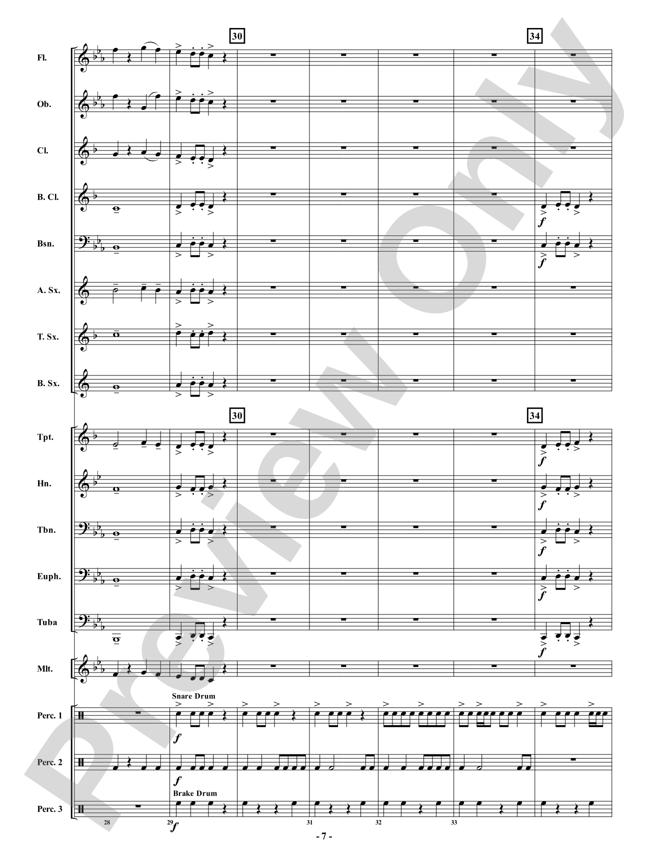 Ancient Duel - Wood Versus Metal: Score