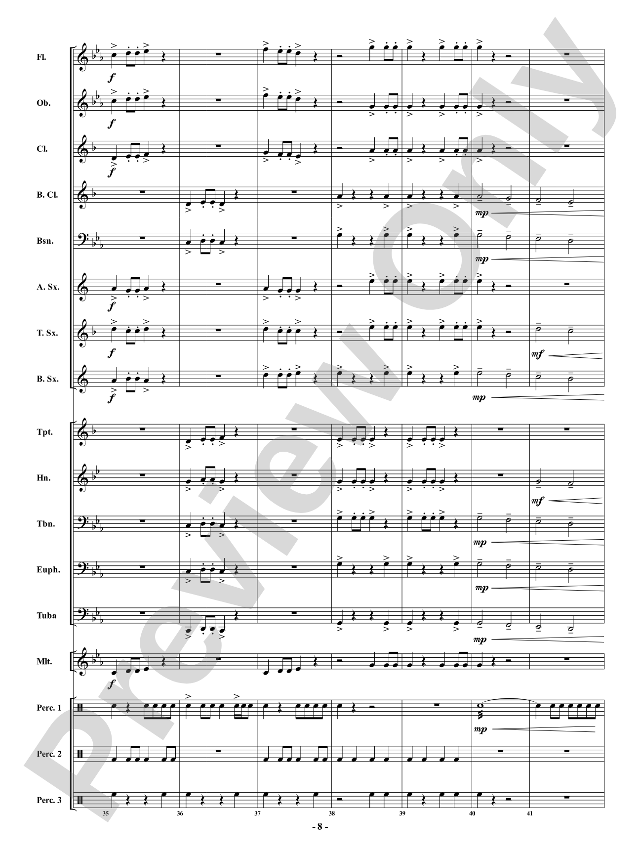 Ancient Duel - Wood Versus Metal: Score