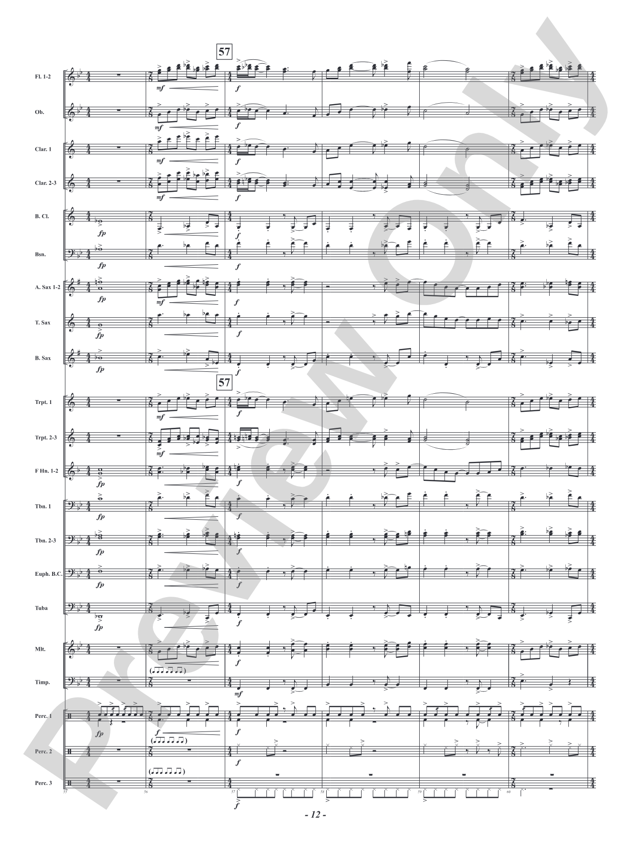 Jersey Jaunt: Concert Band Conductor Score & Parts