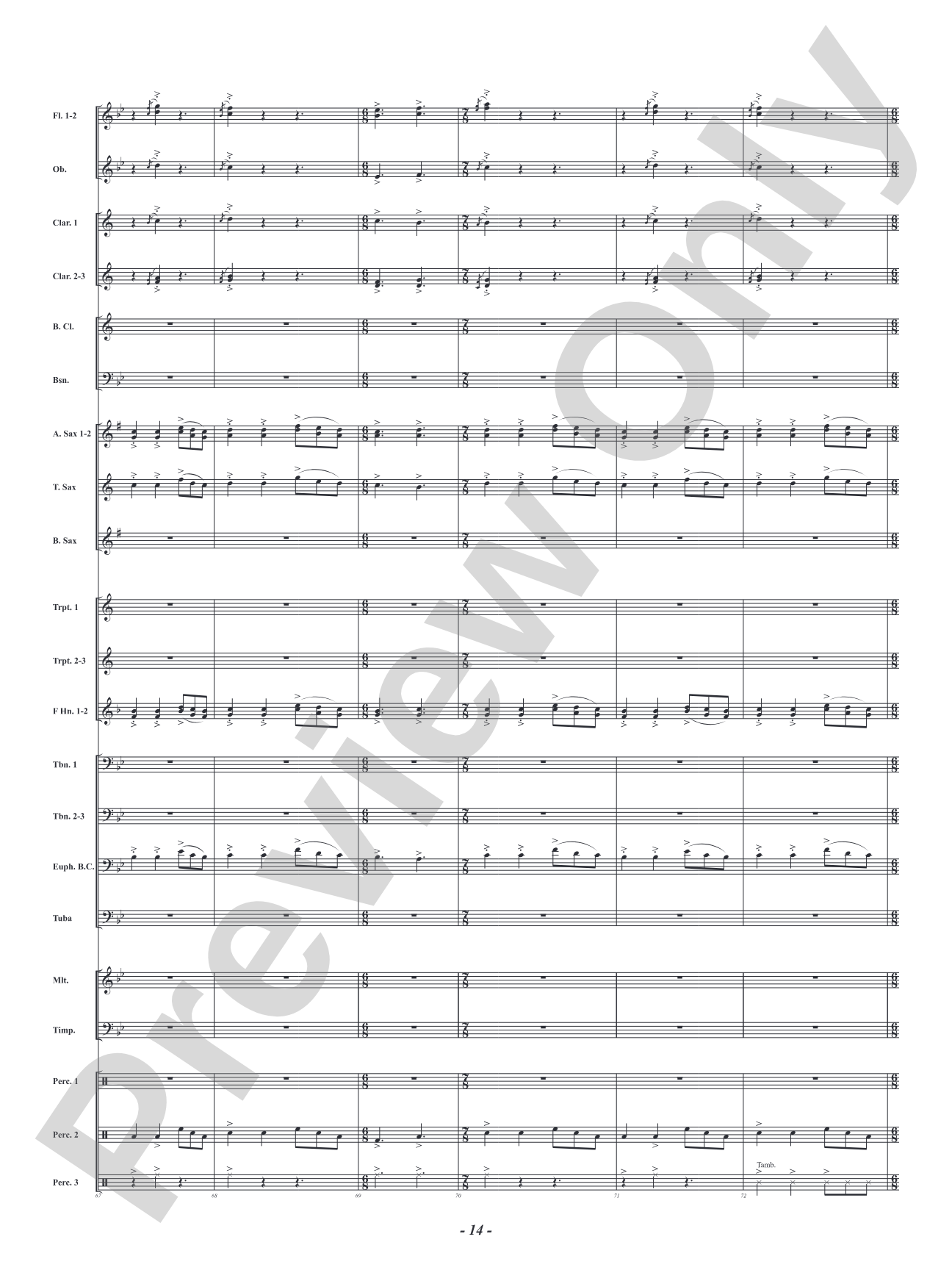Jersey Jaunt: Concert Band Conductor Score & Parts