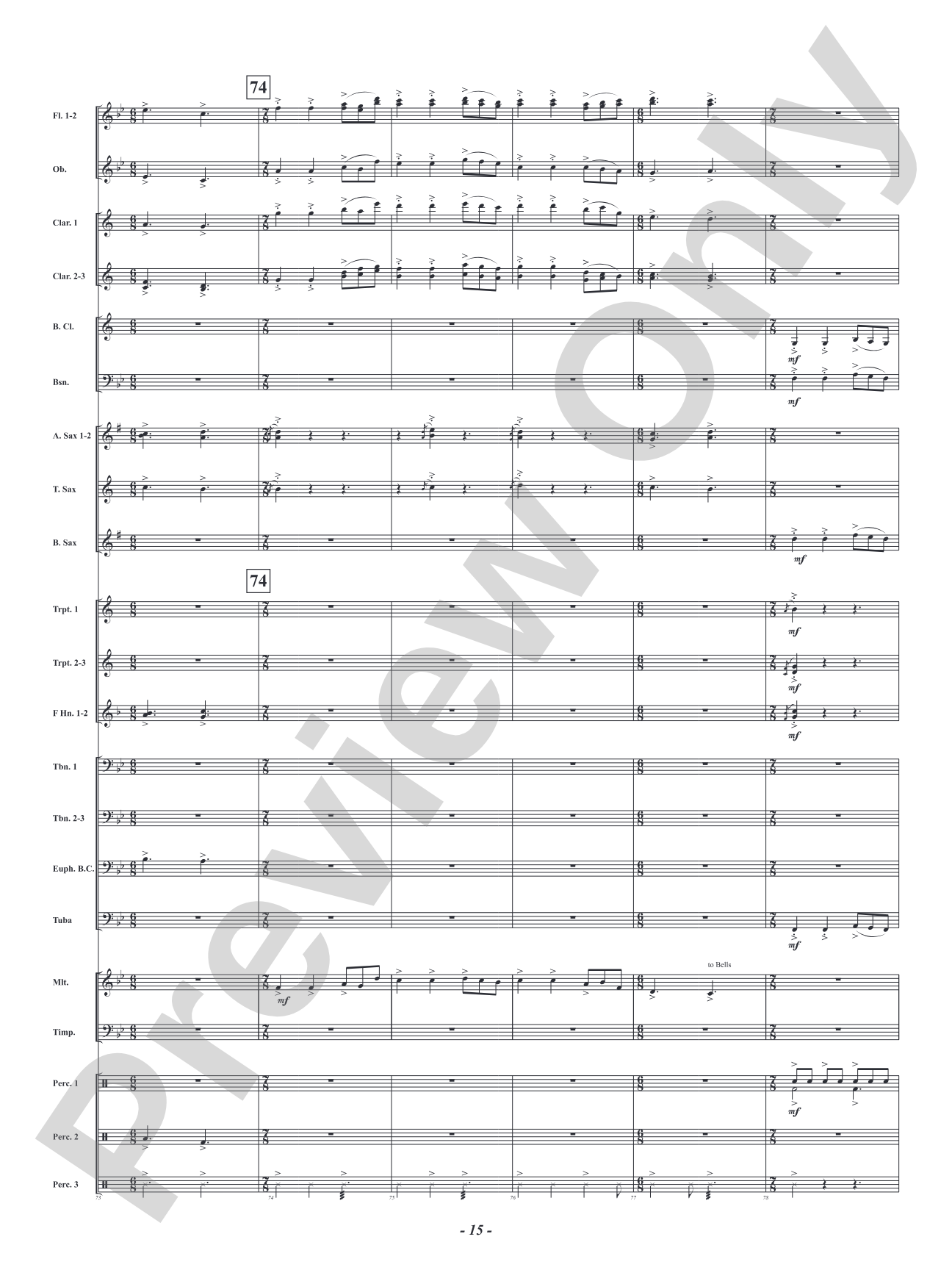 Jersey Jaunt: Concert Band Conductor Score & Parts