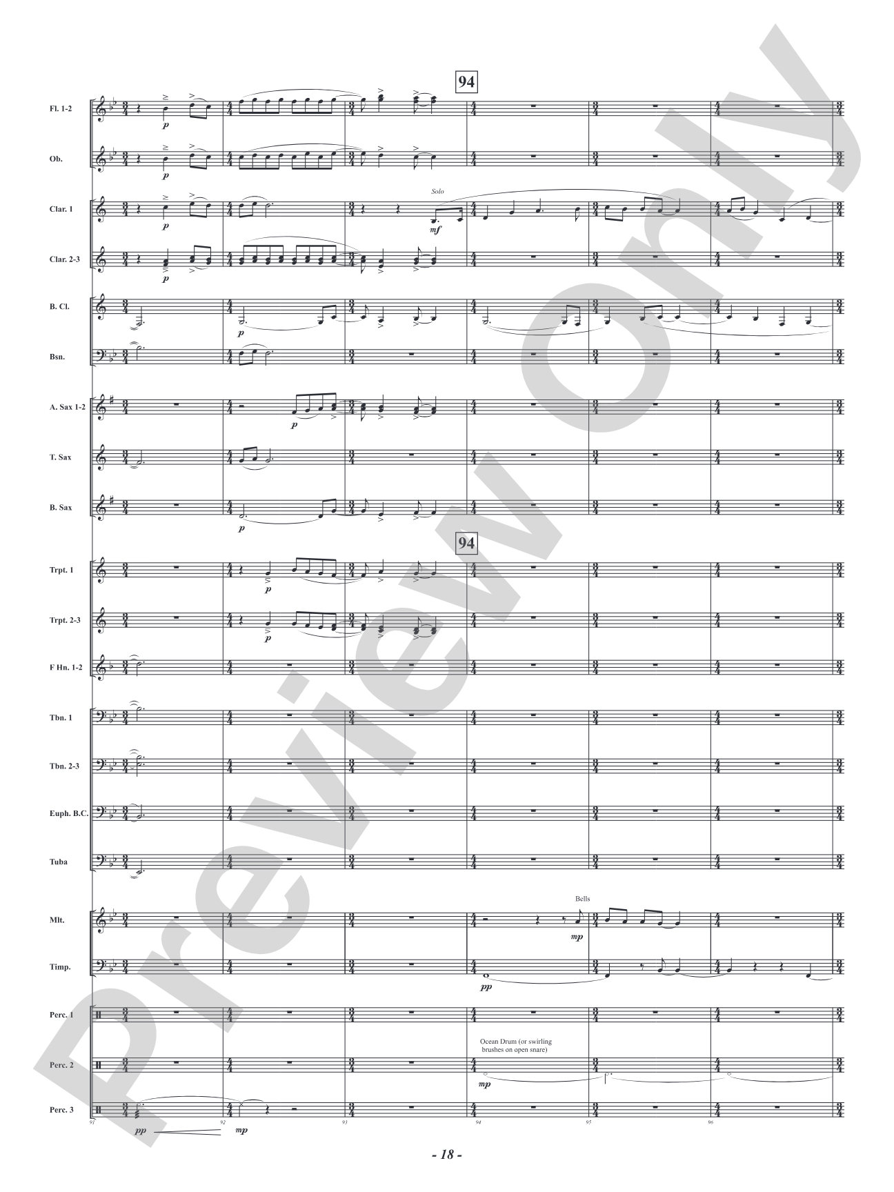 Jersey Jaunt: Concert Band Conductor Score & Parts