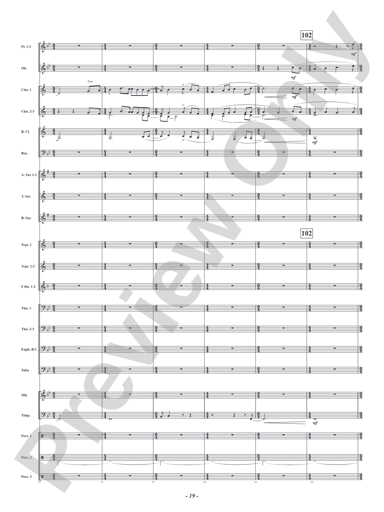 Jersey Jaunt: Concert Band Conductor Score & Parts