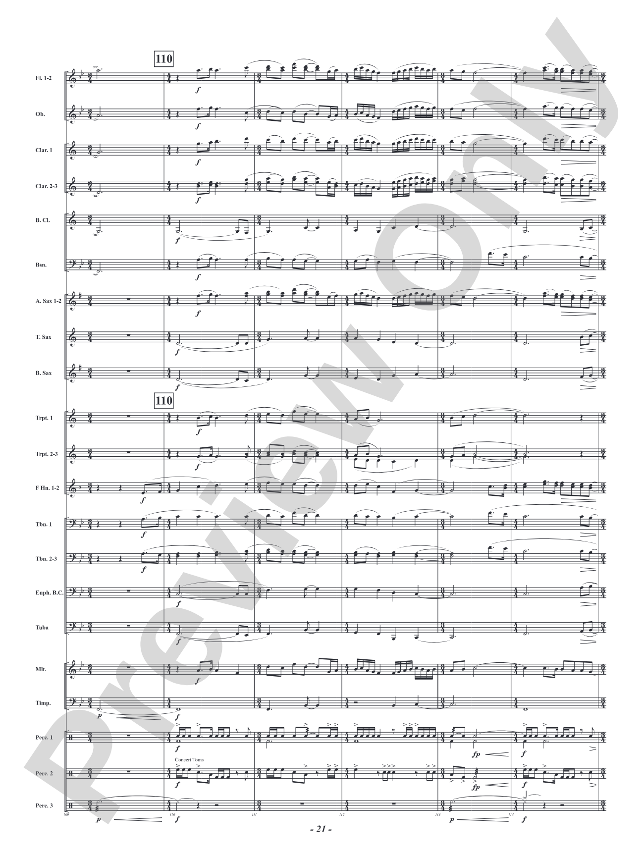 Jersey Jaunt: Concert Band Conductor Score & Parts