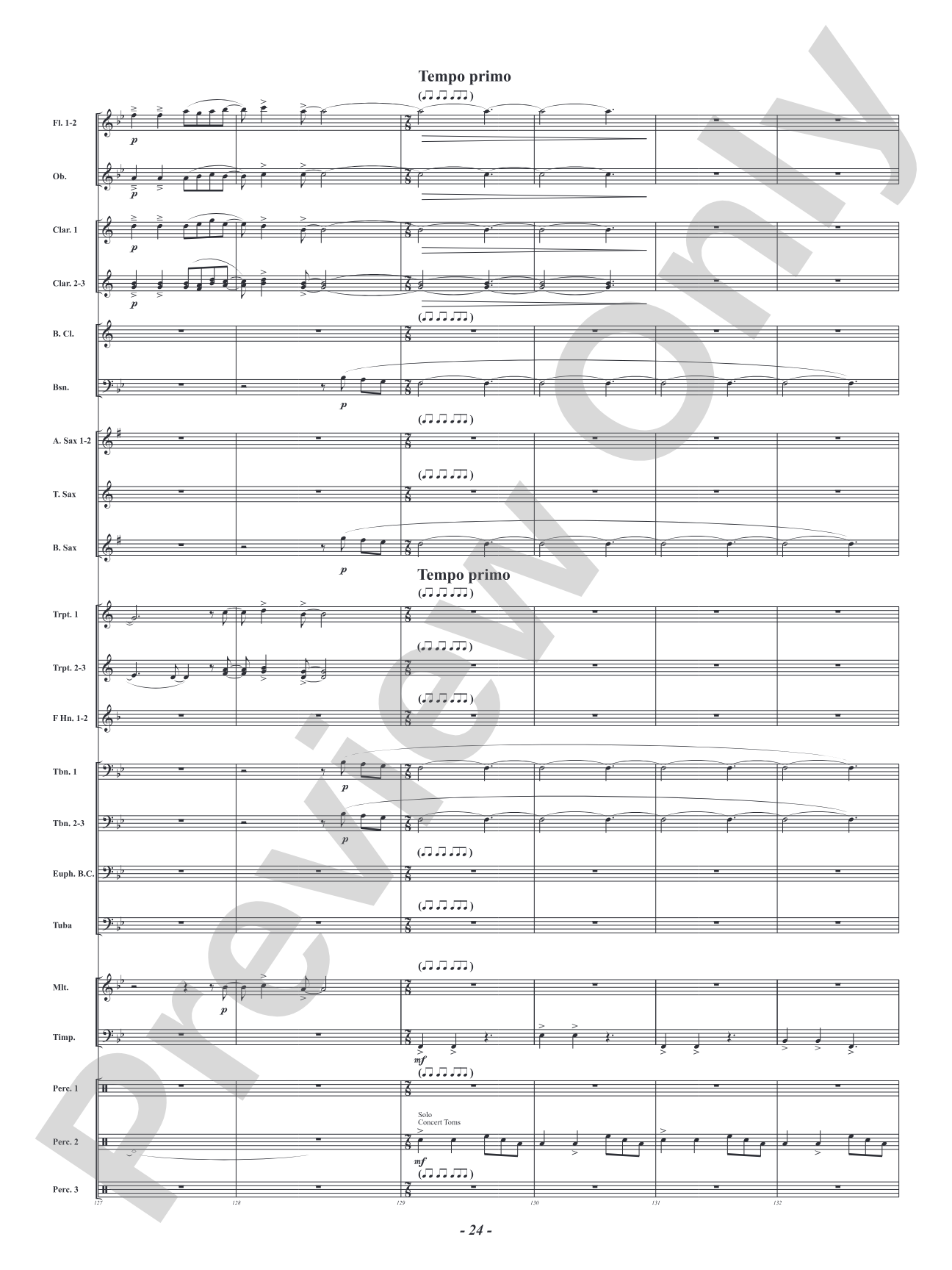 Jersey Jaunt: Concert Band Conductor Score & Parts
