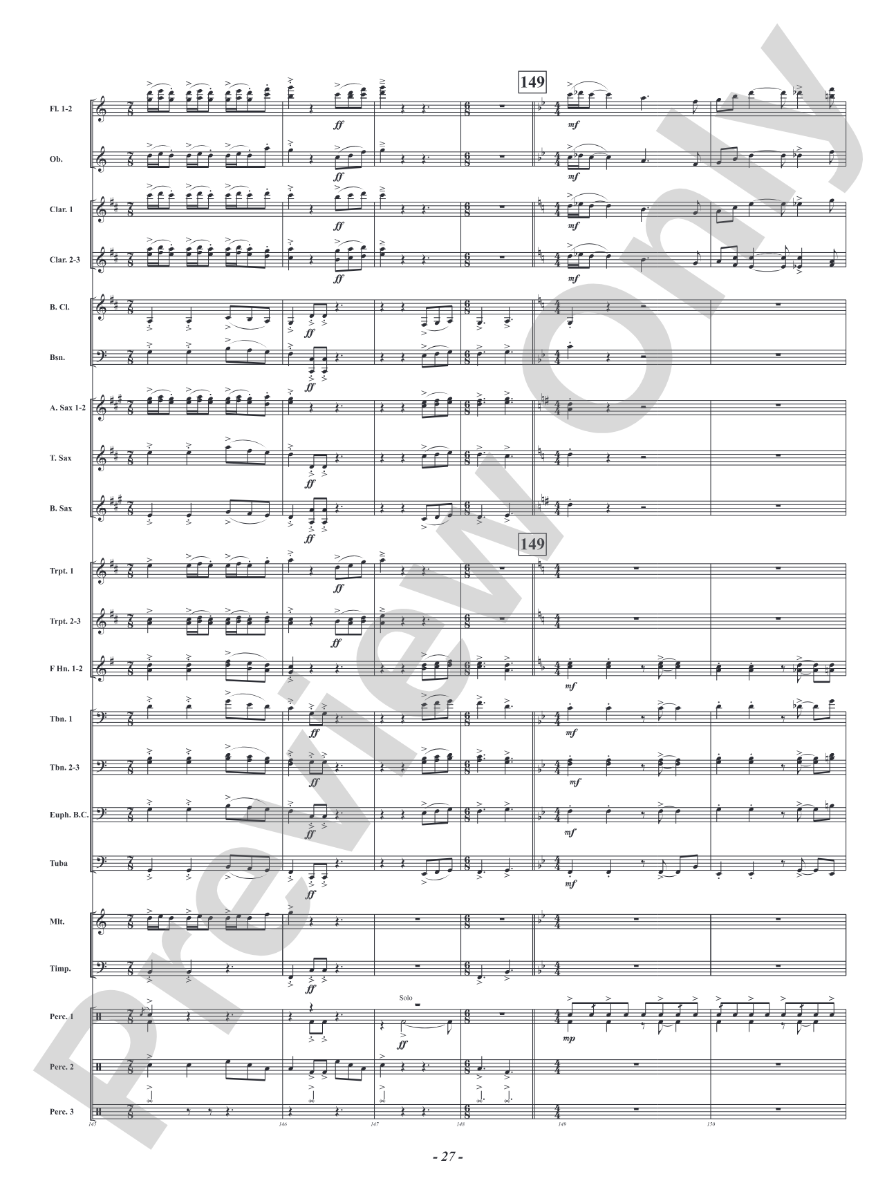 Jersey Jaunt: Concert Band Conductor Score & Parts
