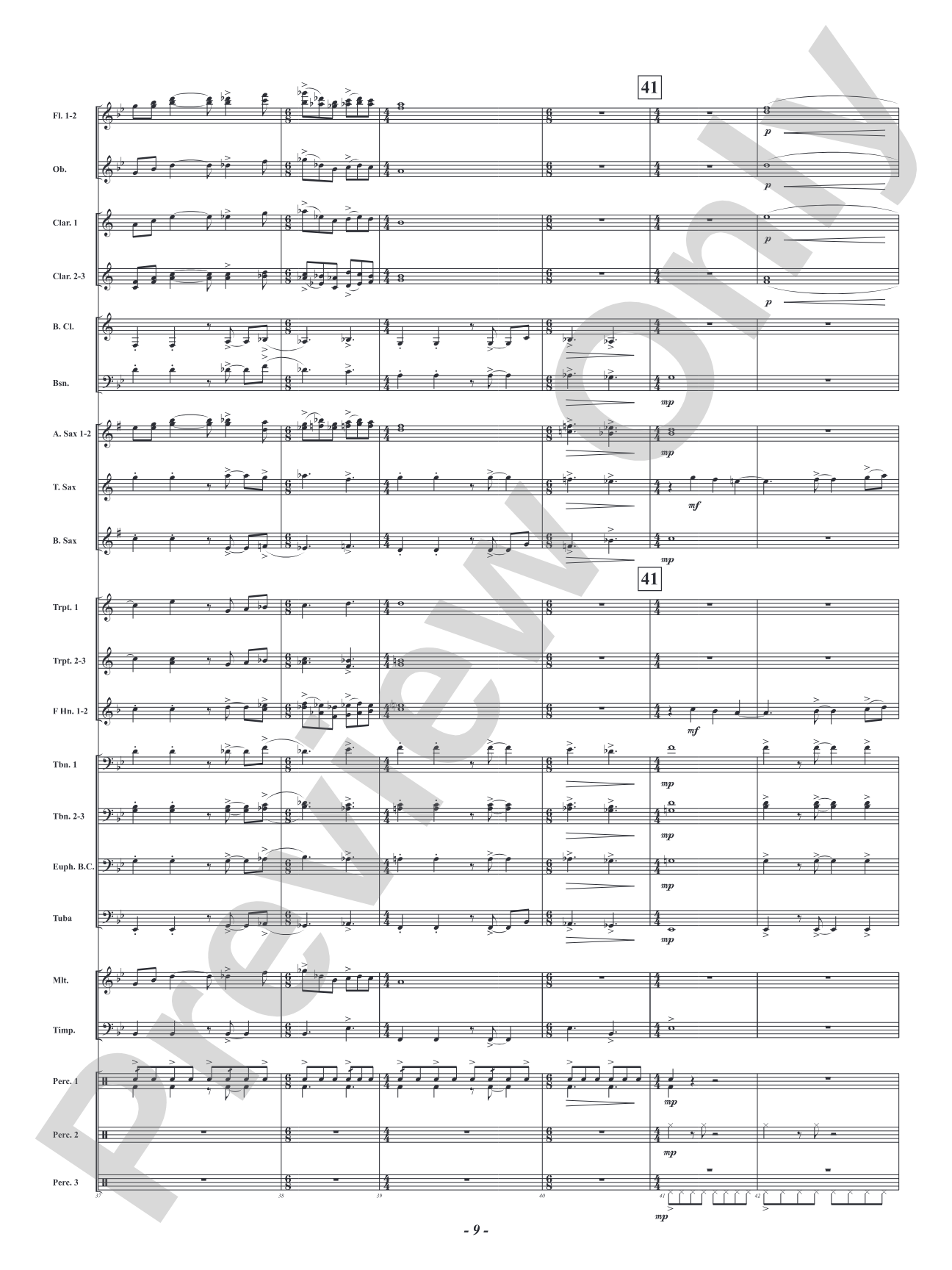 Jersey Jaunt: Concert Band Conductor Score & Parts