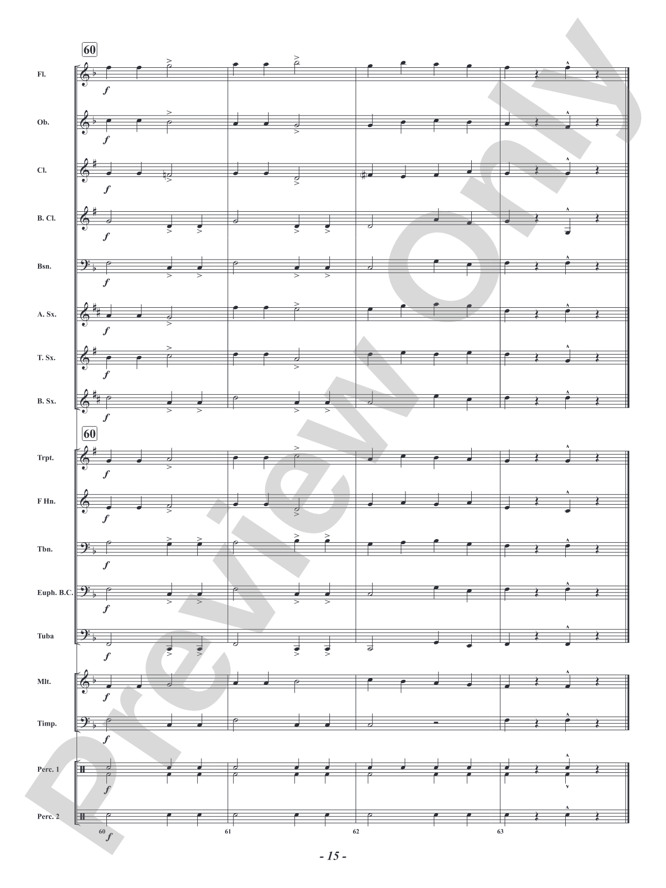 Funfair Day!: Concert Band Conductor Score & Parts