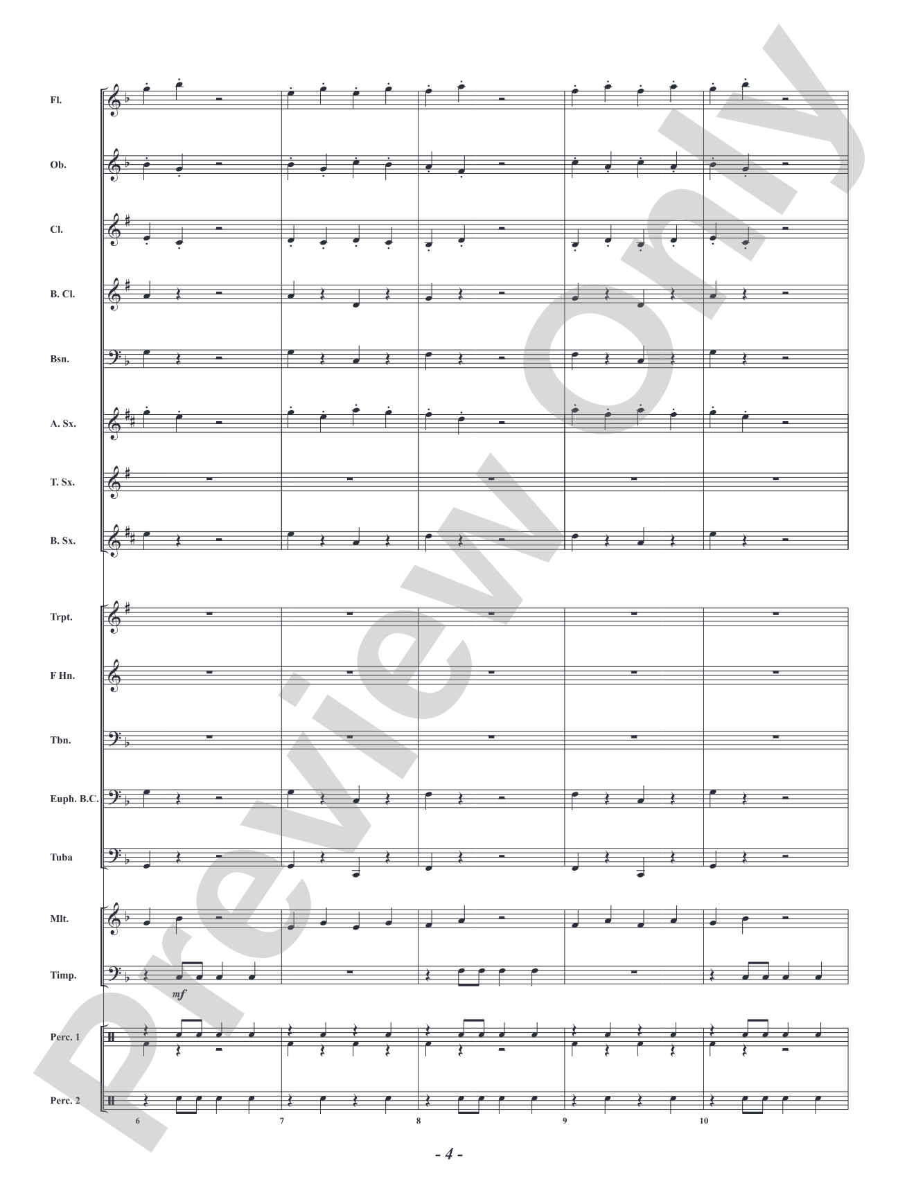 Funfair Day!: Concert Band Conductor Score & Parts