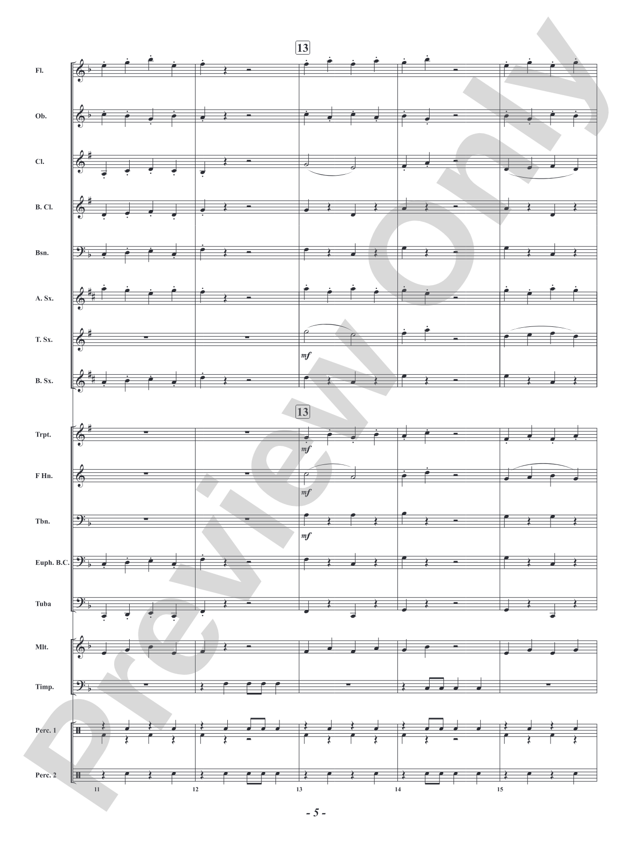Funfair Day!: Concert Band Conductor Score & Parts
