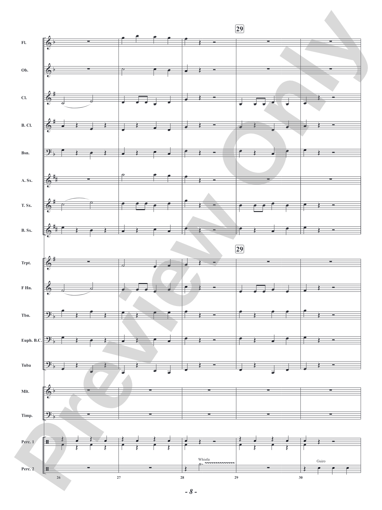 Funfair Day!: Concert Band Conductor Score & Parts