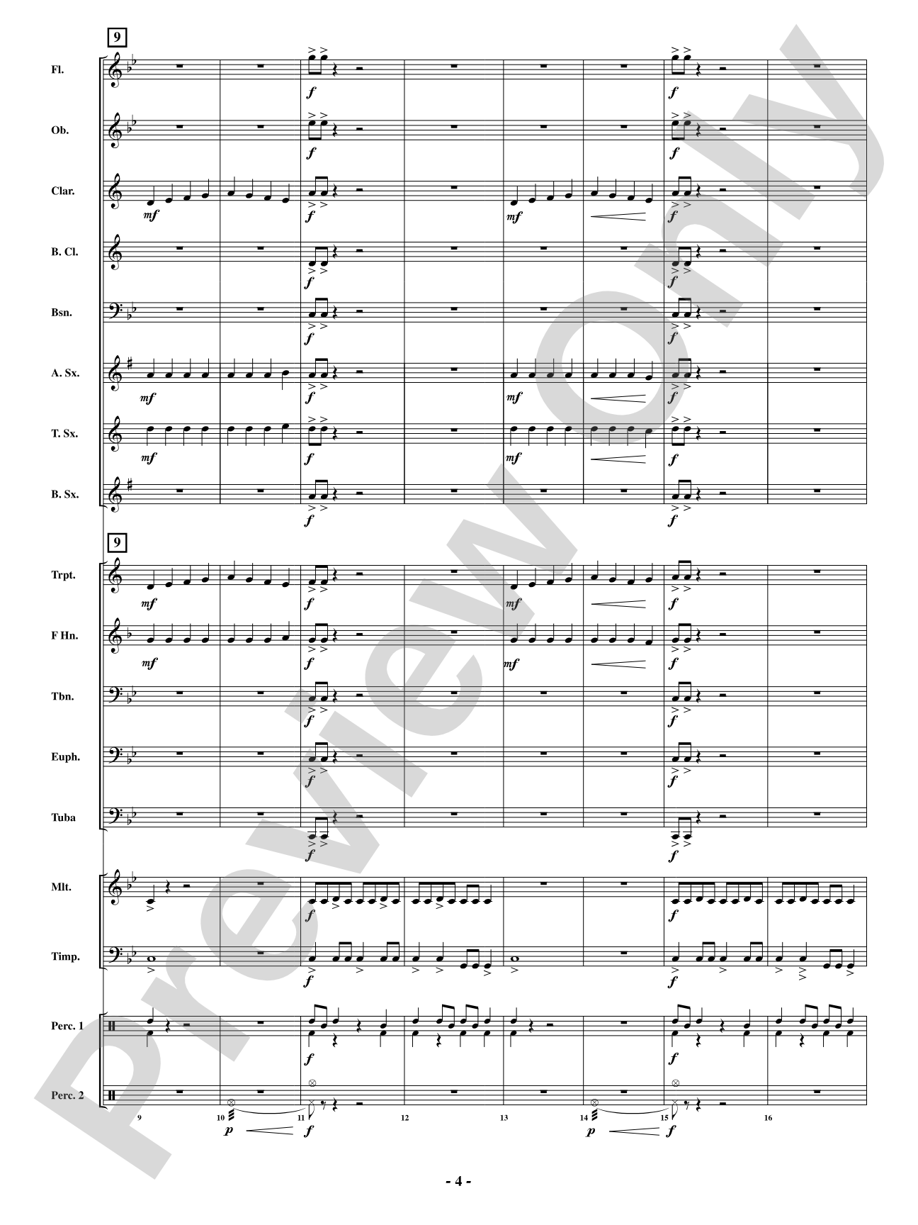 Scaling the Mountains of Time: Concert Band Conductor Score & Parts