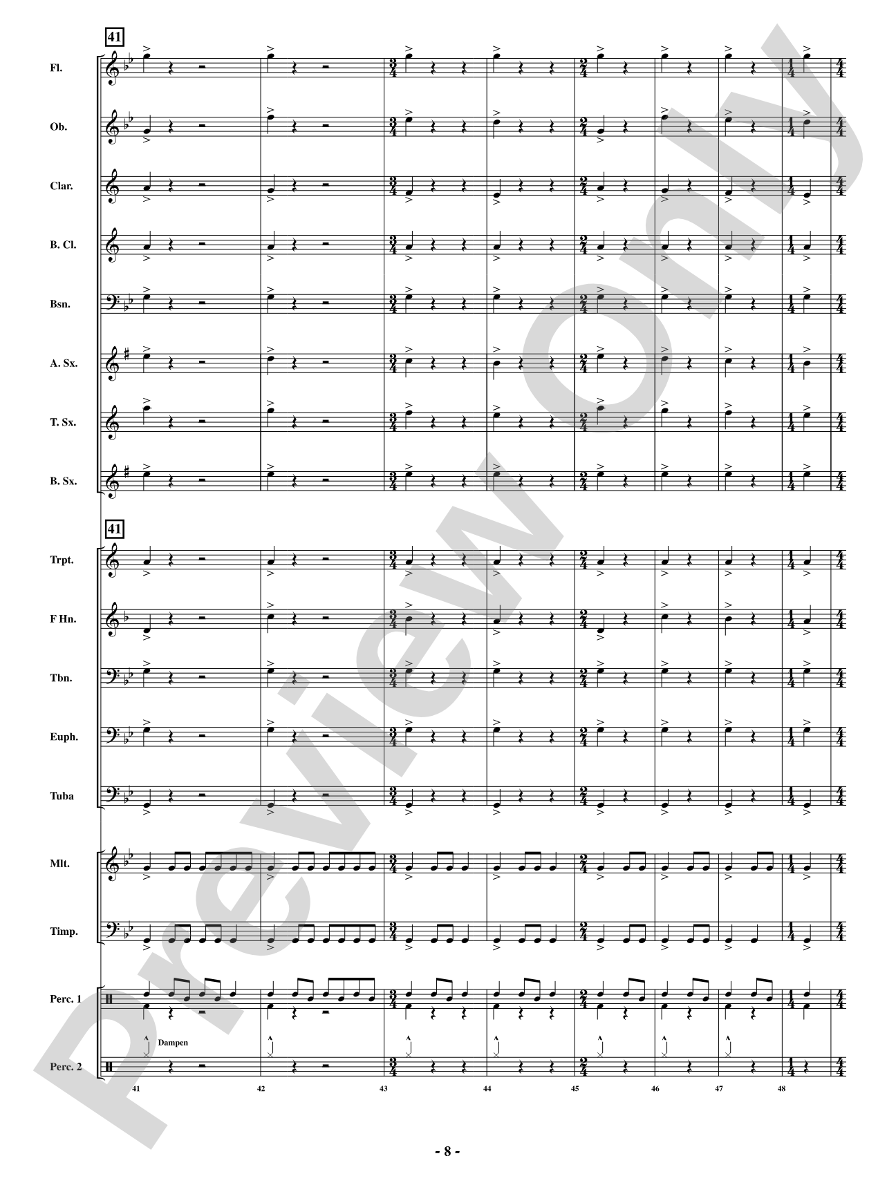 Scaling the Mountains of Time: Concert Band Conductor Score & Parts