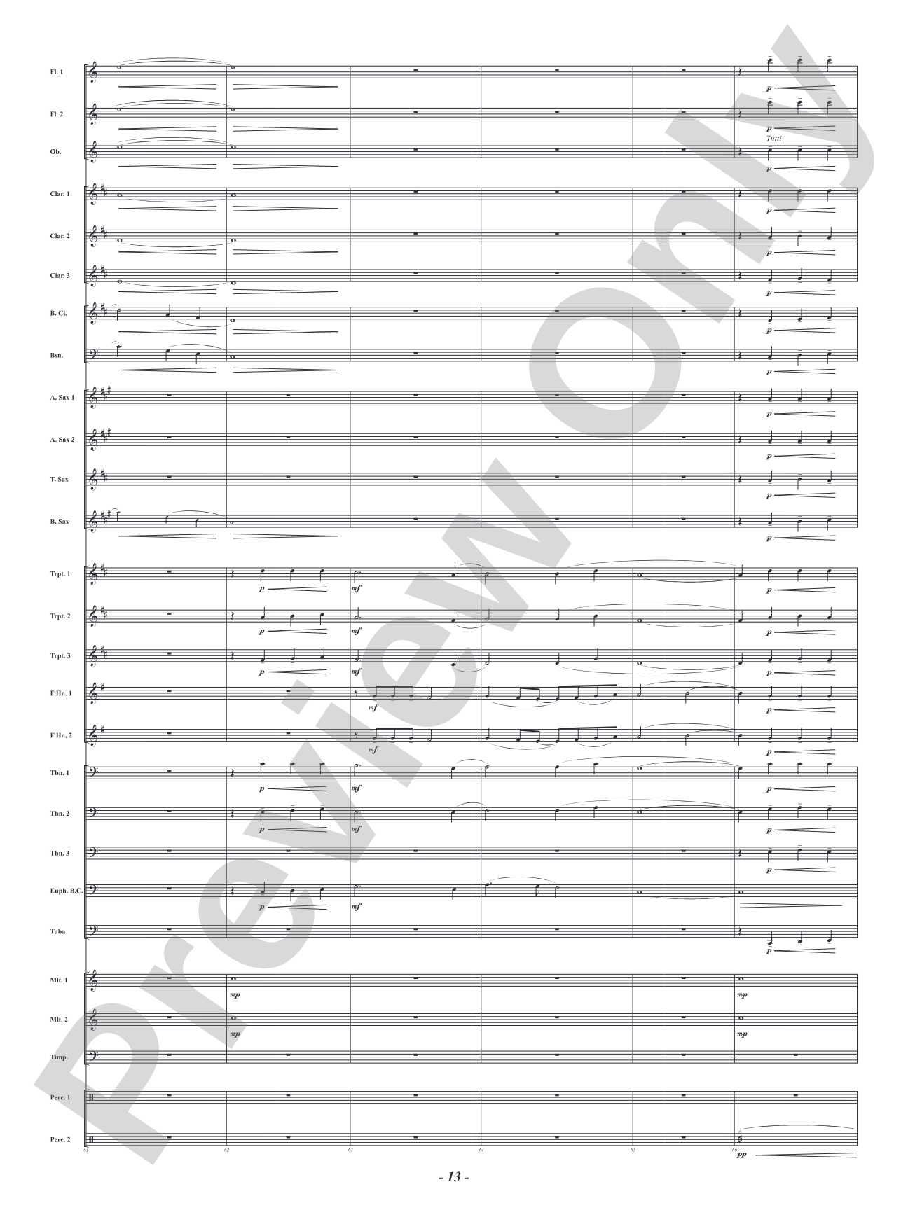 Soaring Over High and Low Country - Camden Celebration: Concert Band Conductor Score & Parts