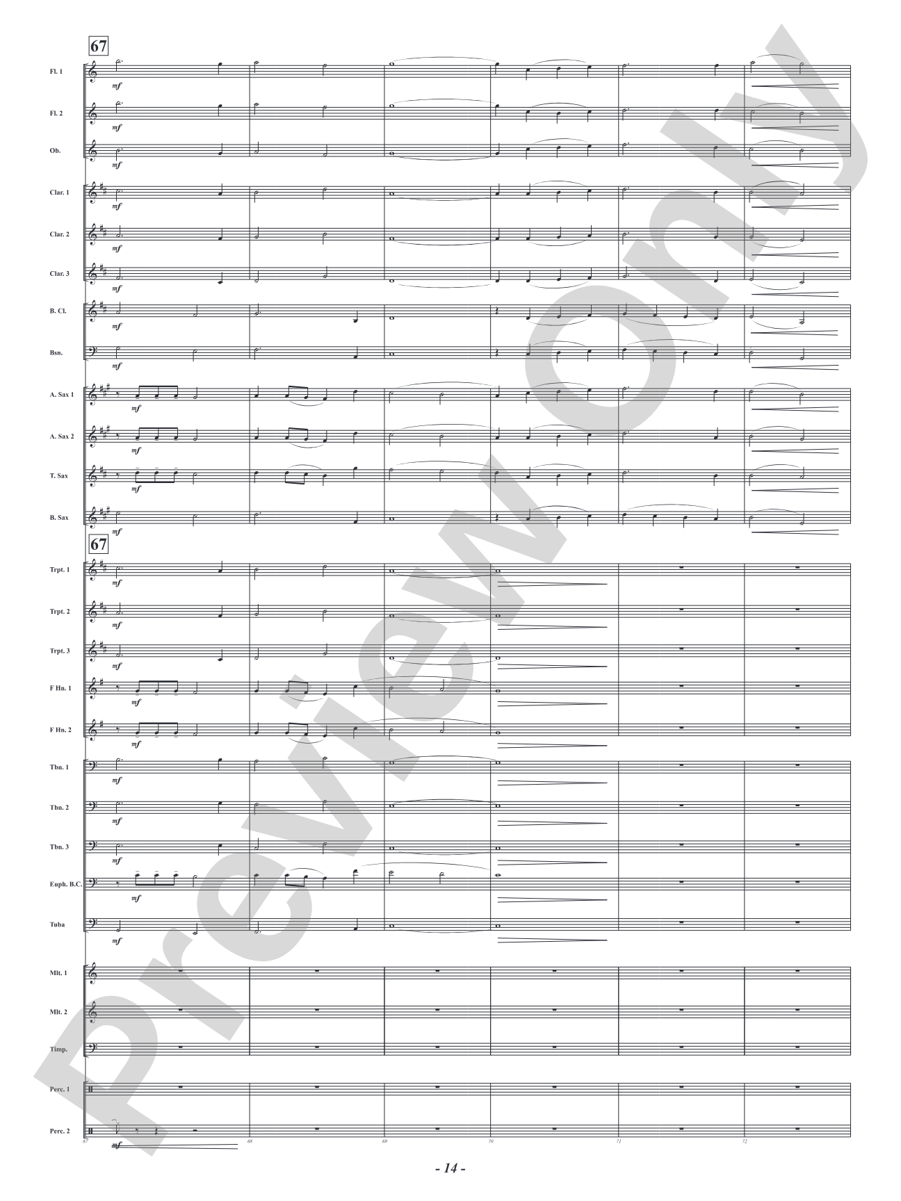 Soaring Over High and Low Country - Camden Celebration: Concert Band Conductor Score & Parts