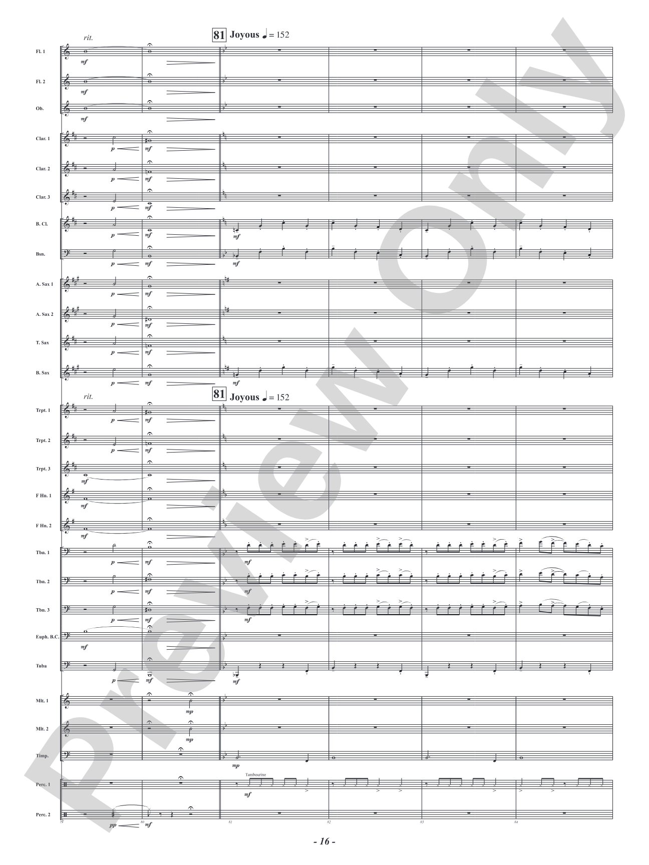 Soaring Over High and Low Country - Camden Celebration: Concert Band Conductor Score & Parts