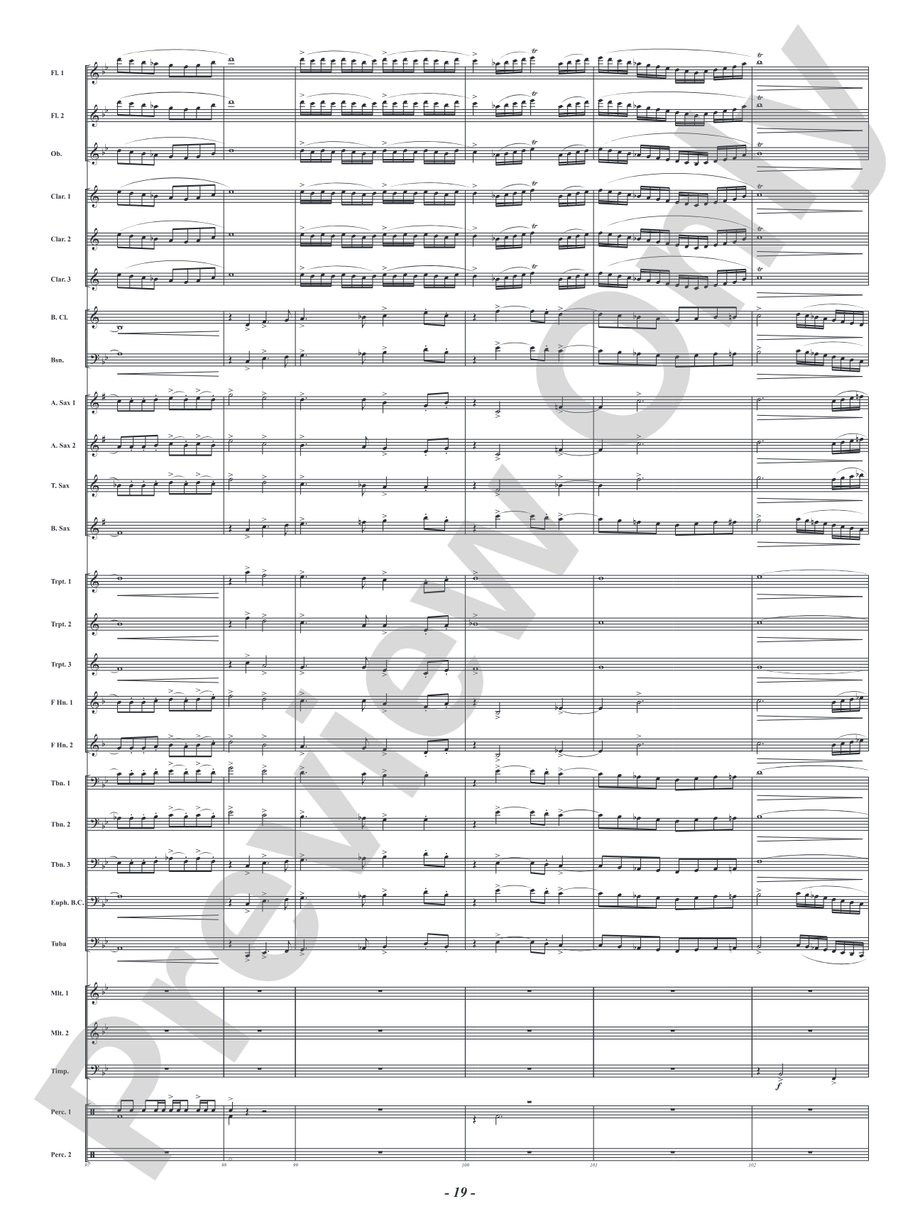 Soaring Over High and Low Country - Camden Celebration: Concert Band Conductor Score & Parts