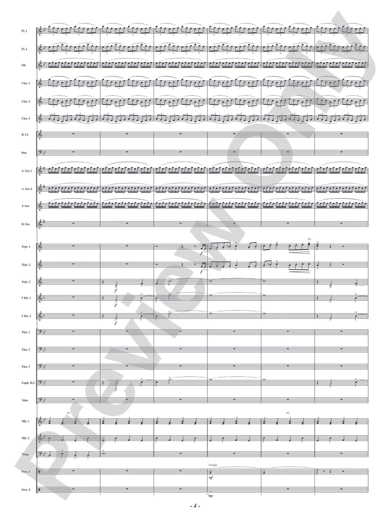 Soaring Over High and Low Country - Camden Celebration: Concert Band Conductor Score & Parts
